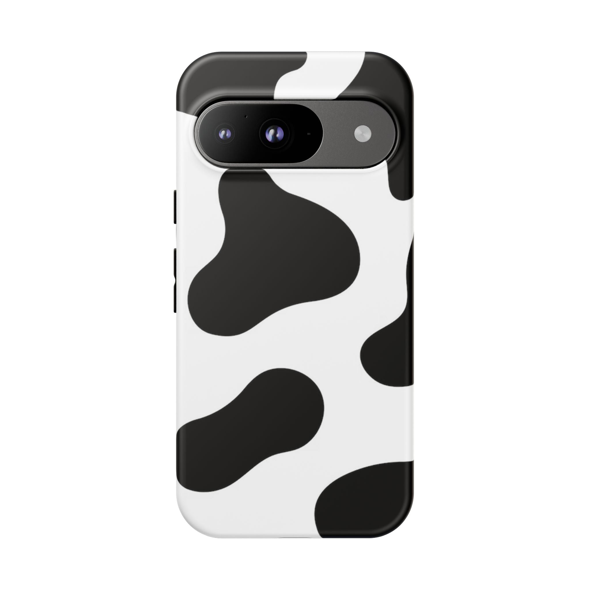 Black and White Cow Print Phone Case, Cute Tough Cases, Animal Print Case, Stylish Smartphone Accessories, Cow Lover Gift