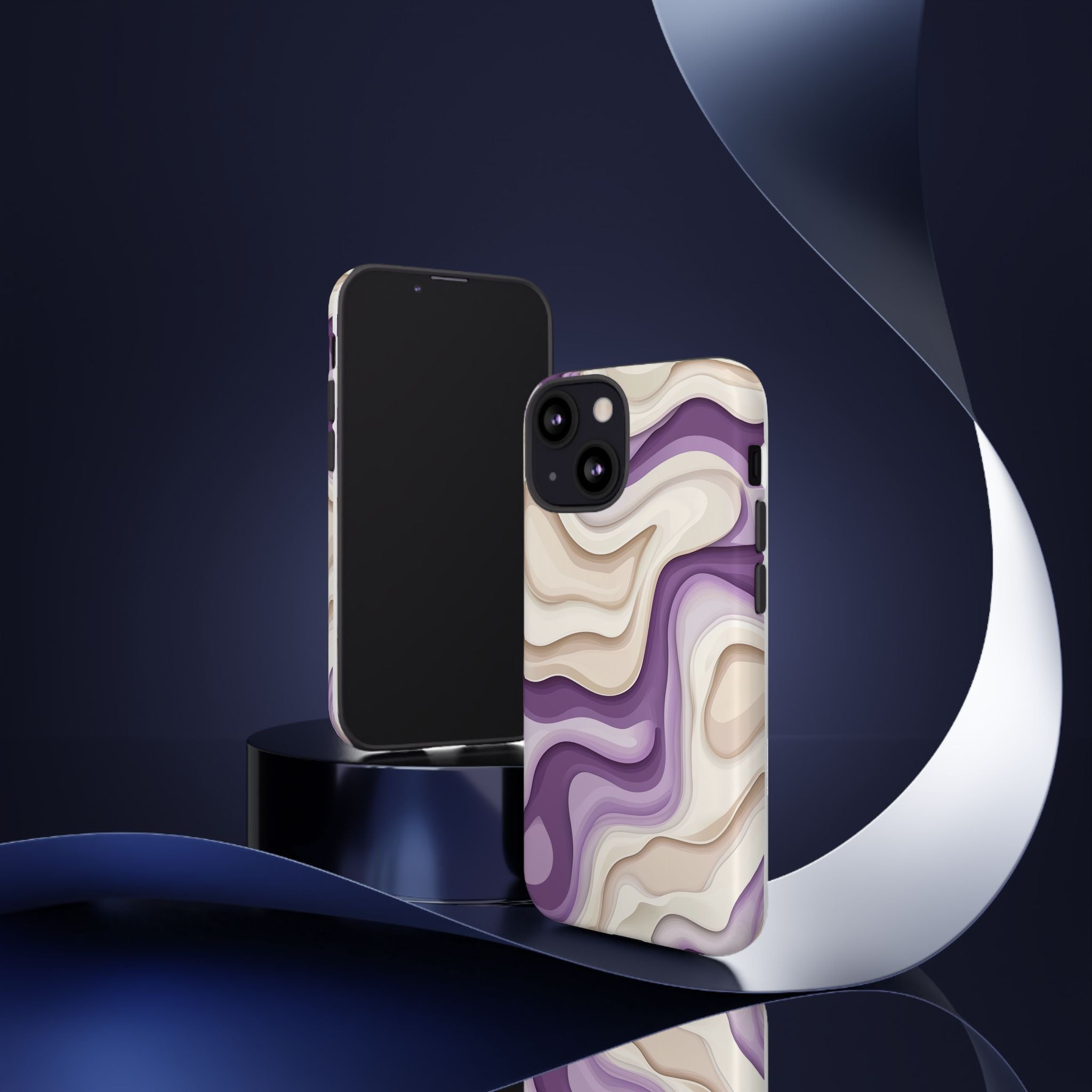 Abstract Waves Phone Case