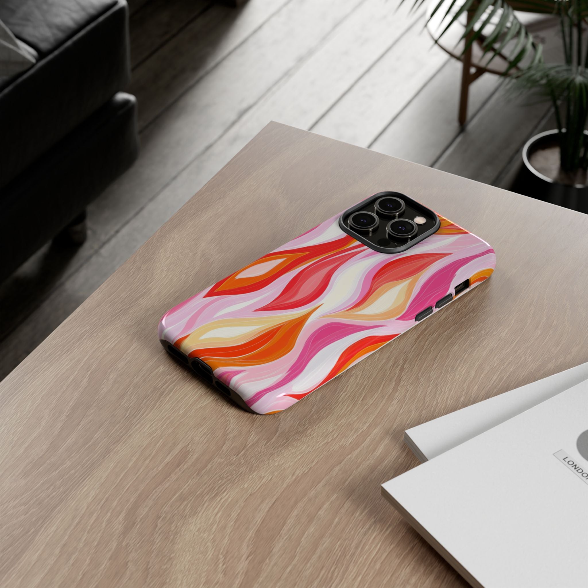 Vibrant Phone Case - Artistic Abstract Design