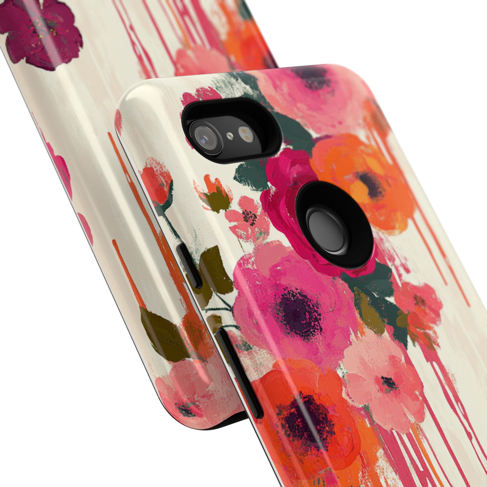 Floral Phone Case - Tough Cases with Vibrant Flower Design