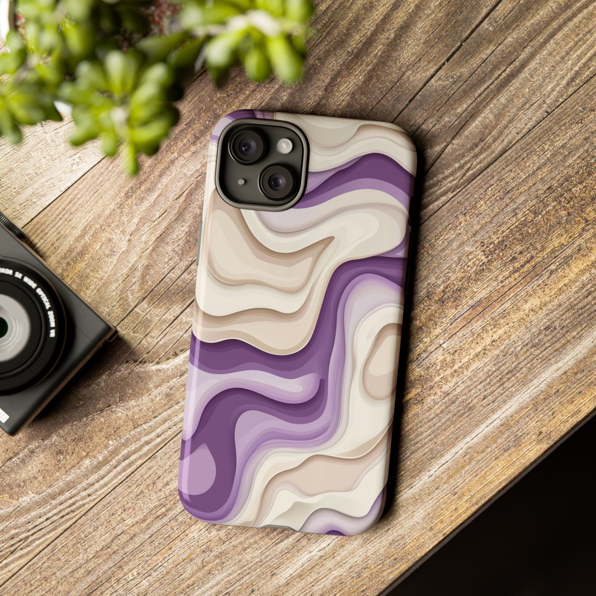 Abstract Waves Phone Case