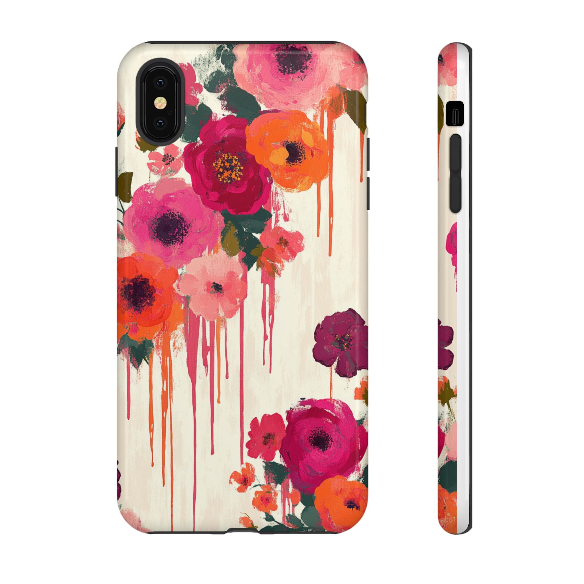 Floral Phone Case - Tough Cases with Vibrant Flower Design