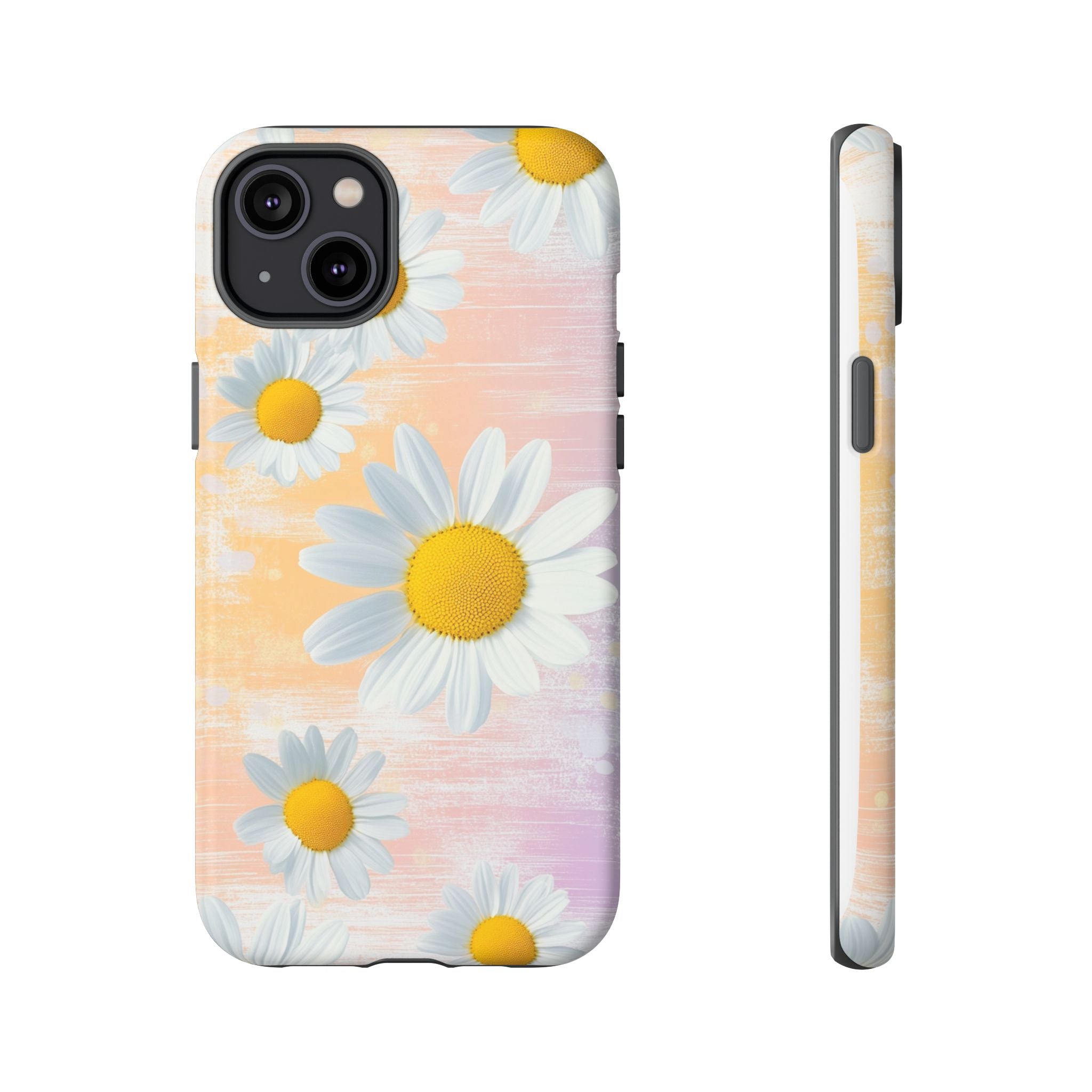 Daisy Phone Case - Floral Tough Case for Nature Lovers