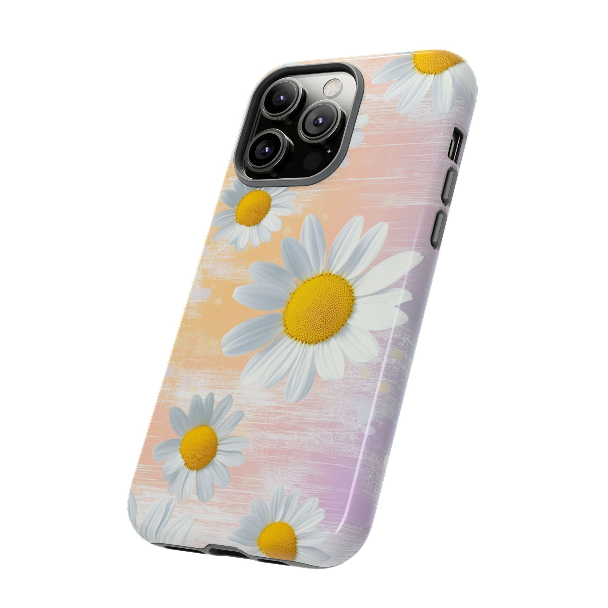 Daisy Phone Case - Floral Tough Case for Nature Lovers