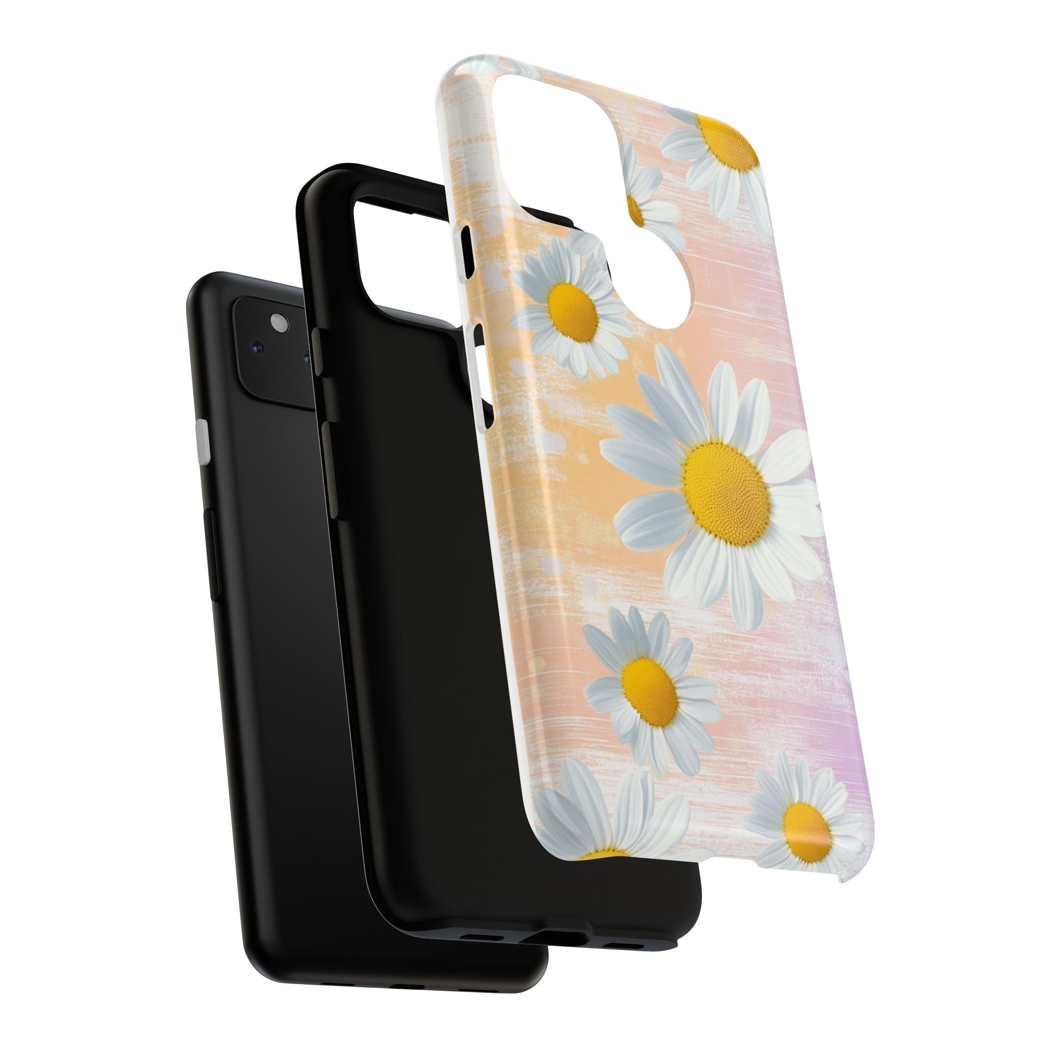 Daisy Phone Case - Floral Tough Case for Nature Lovers