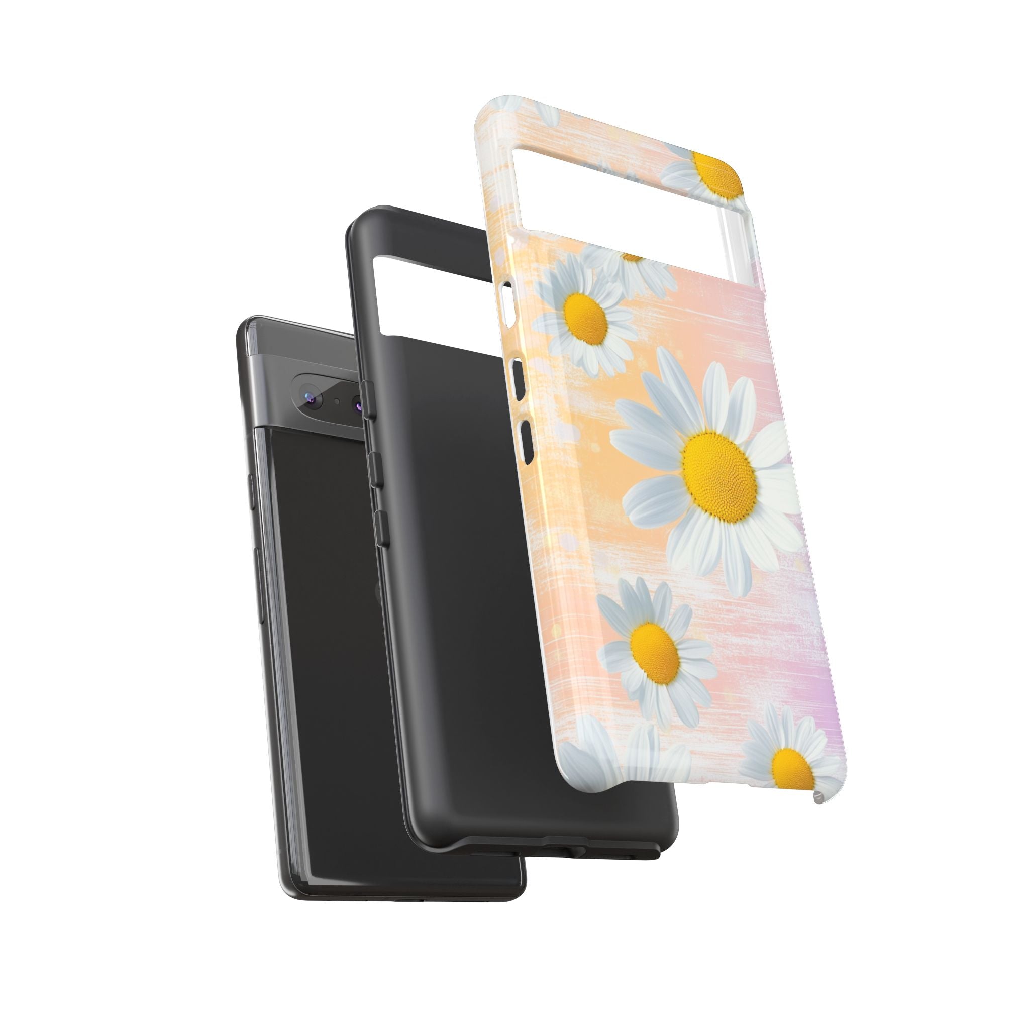 Daisy Phone Case - Floral Tough Case for Nature Lovers