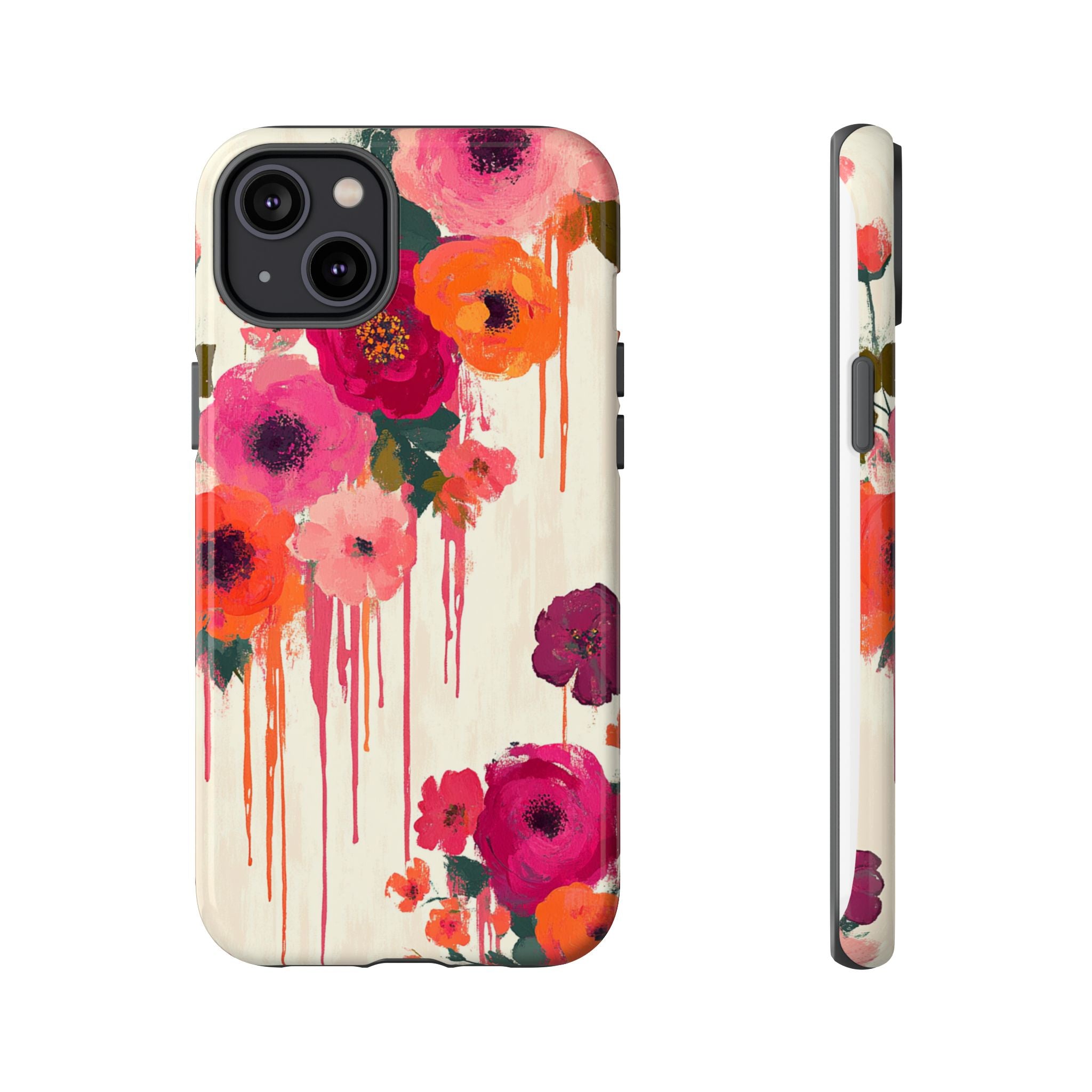Floral Phone Case - Tough Cases with Vibrant Flower Design