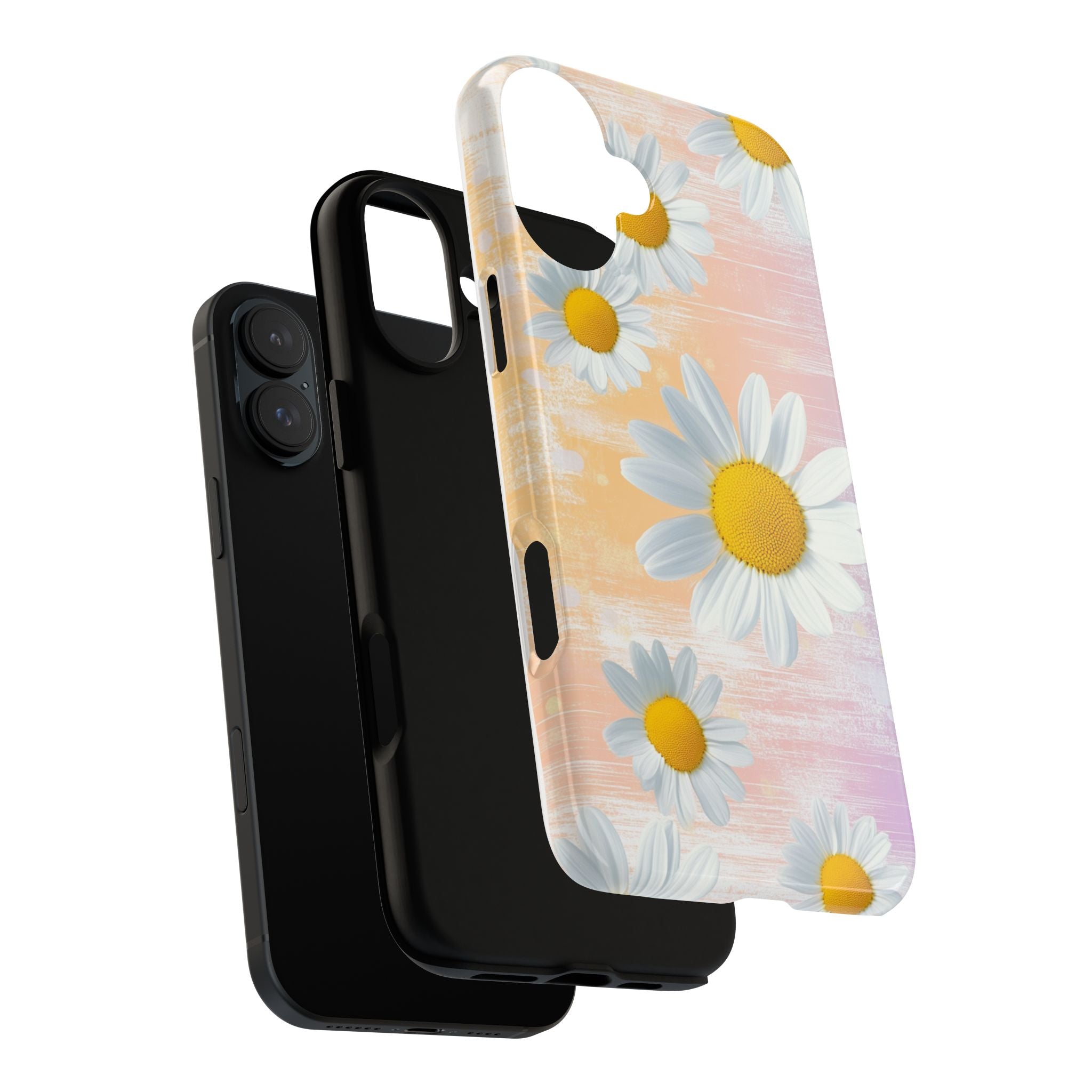 Daisy Phone Case - Floral Tough Case for Nature Lovers