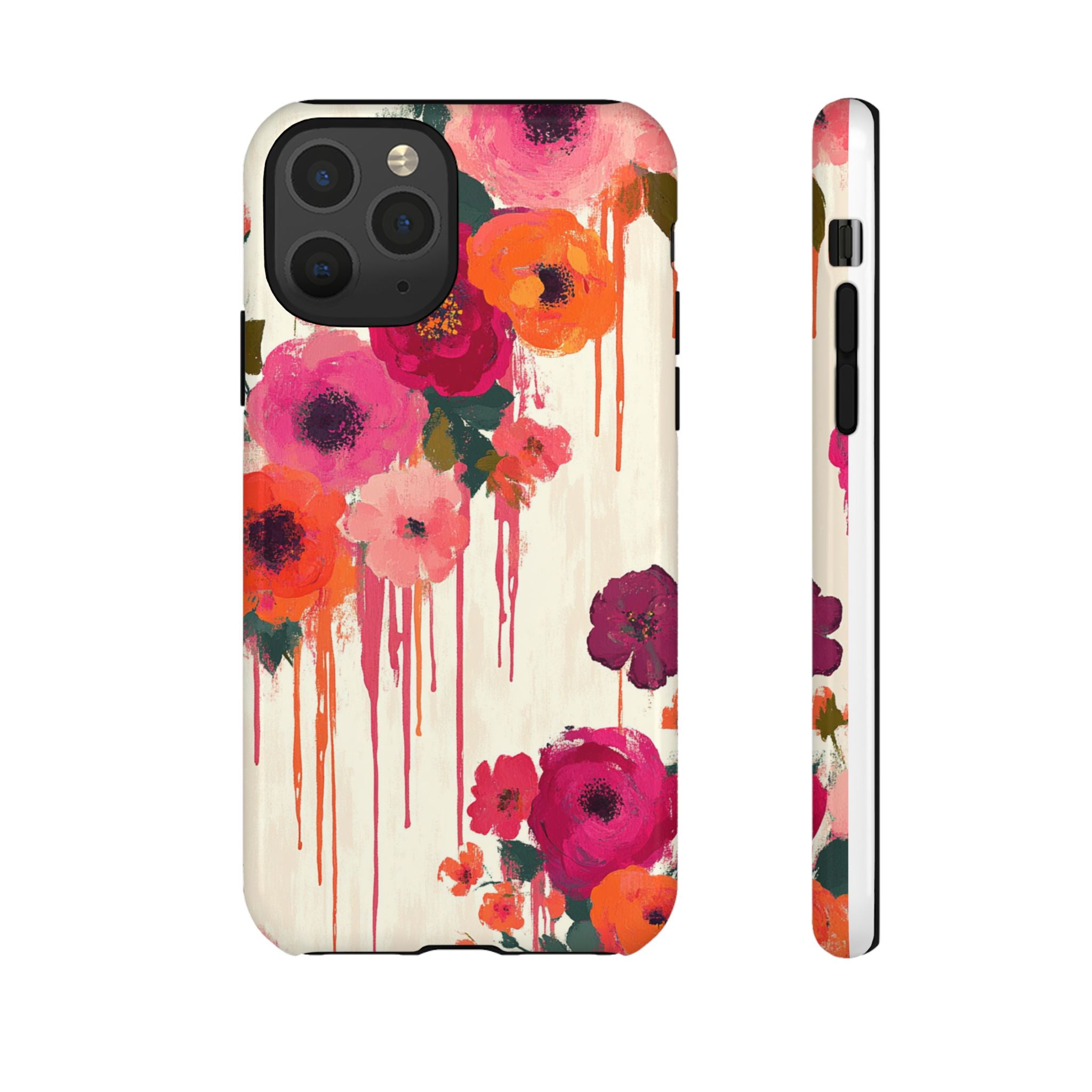 Floral Phone Case - Tough Cases with Vibrant Flower Design
