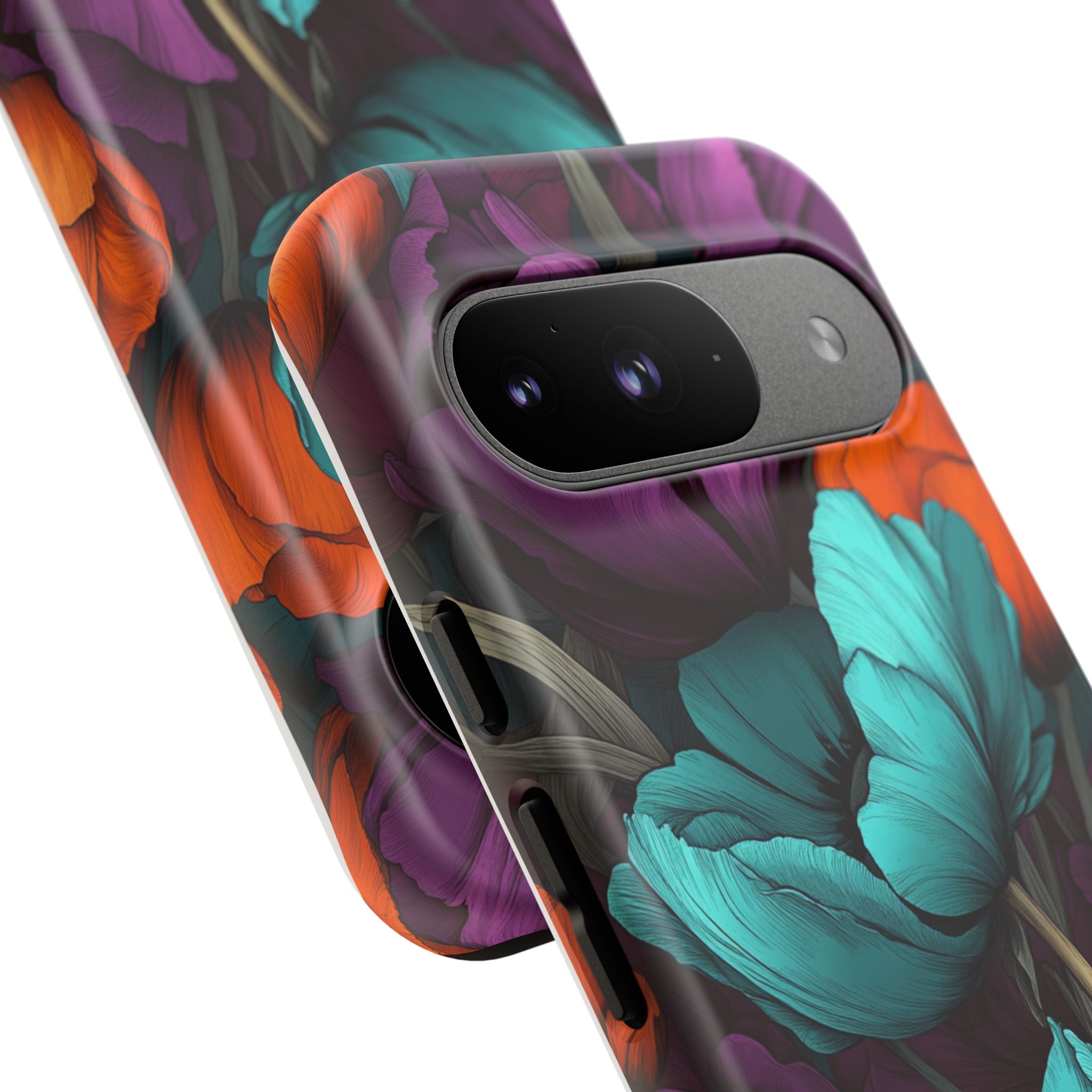 Floral Phone Case - Vibrant Flower Tough Case