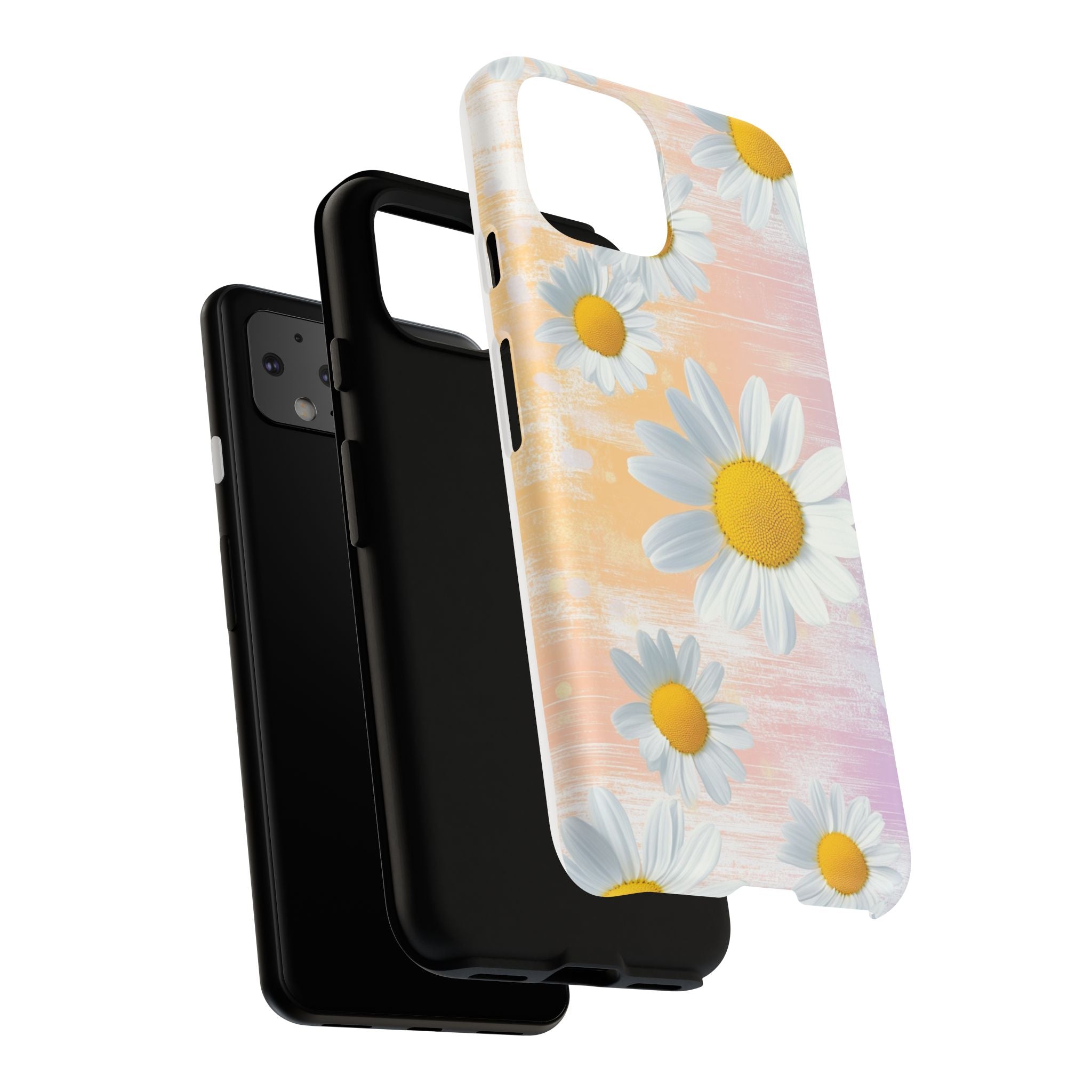Daisy Phone Case - Floral Tough Case for Nature Lovers