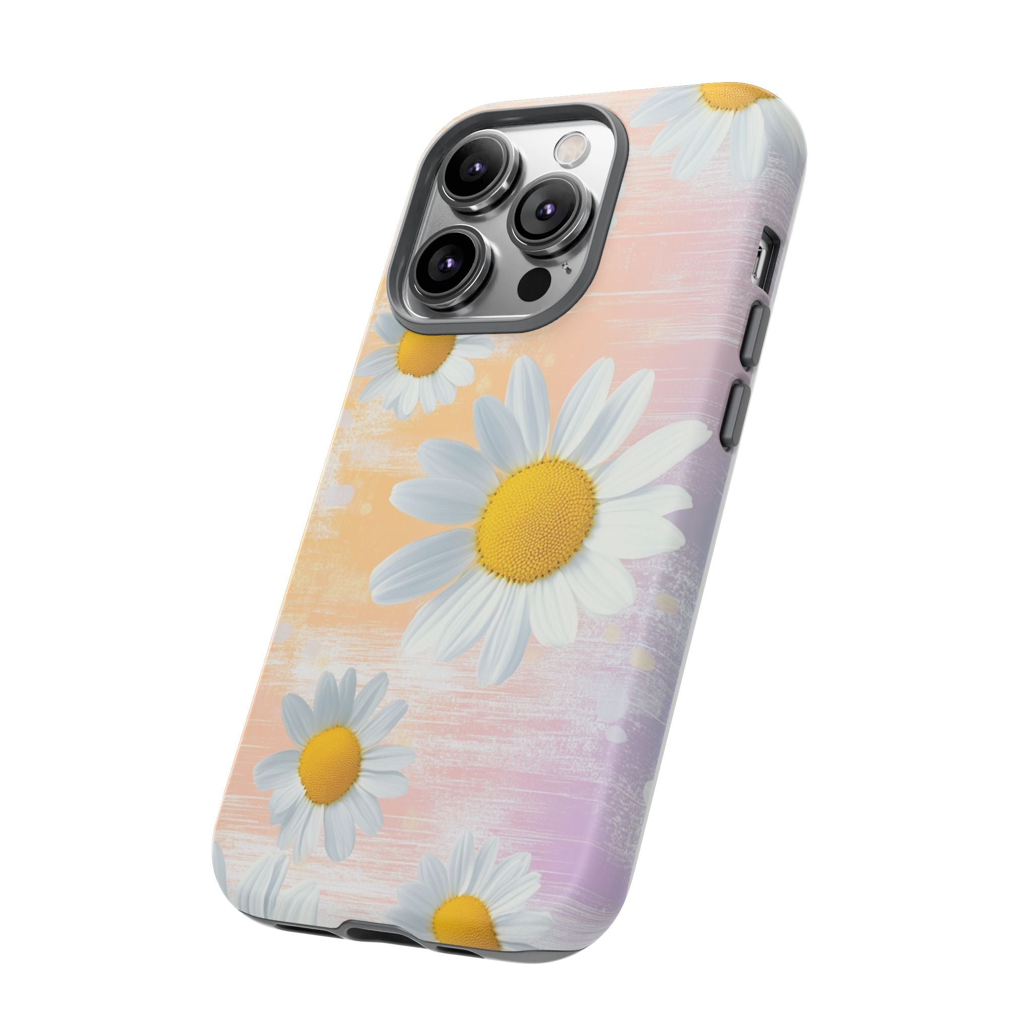 Daisy Phone Case - Floral Tough Case for Nature Lovers