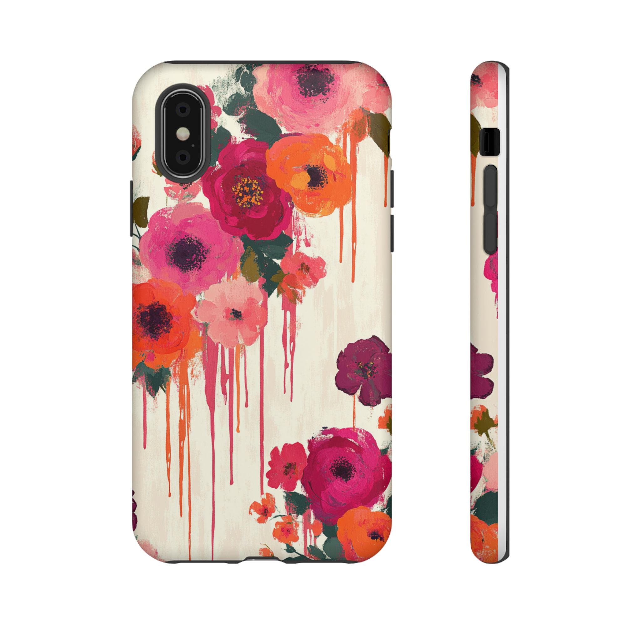 Floral Phone Case - Tough Cases with Vibrant Flower Design