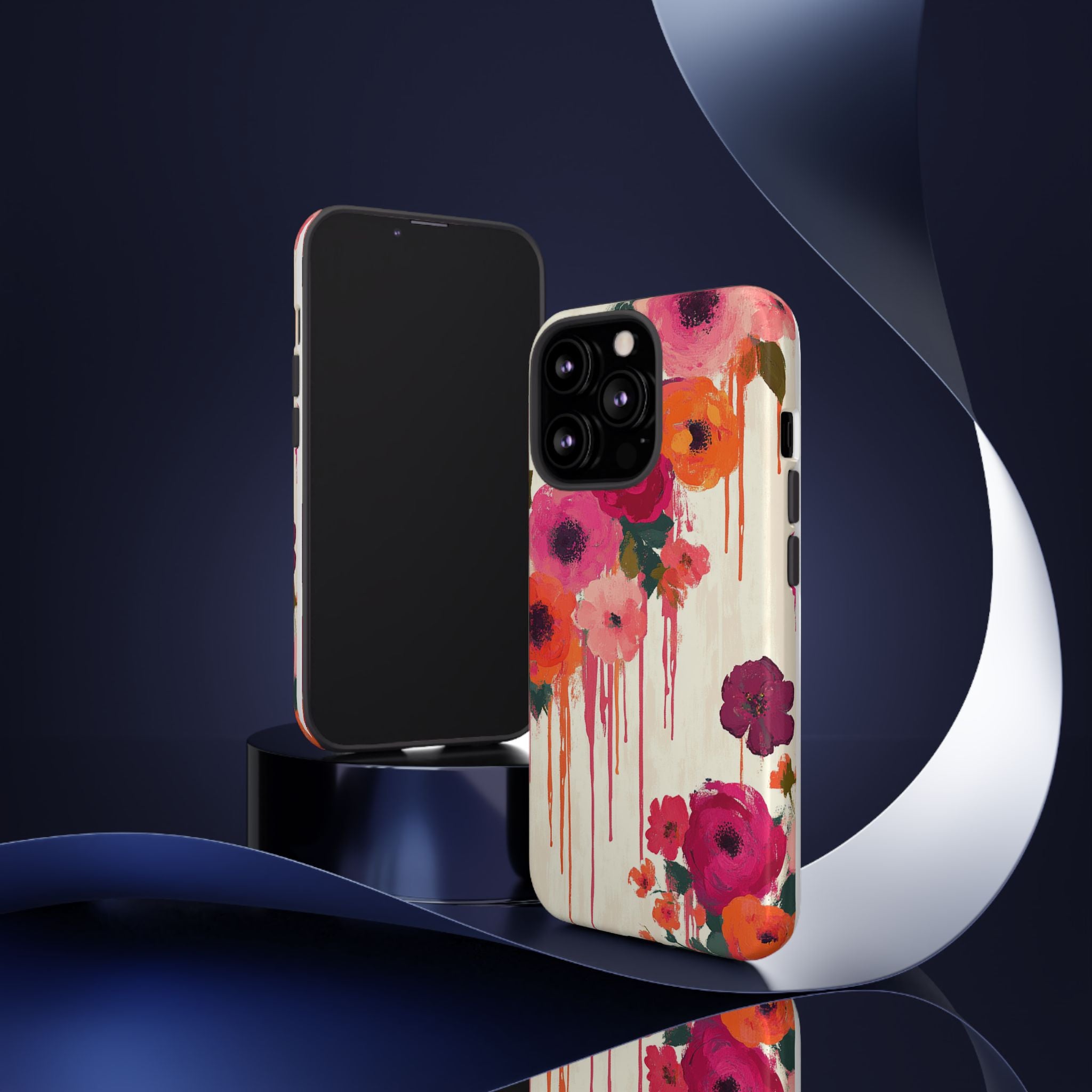 Floral Phone Case - Tough Cases with Vibrant Flower Design