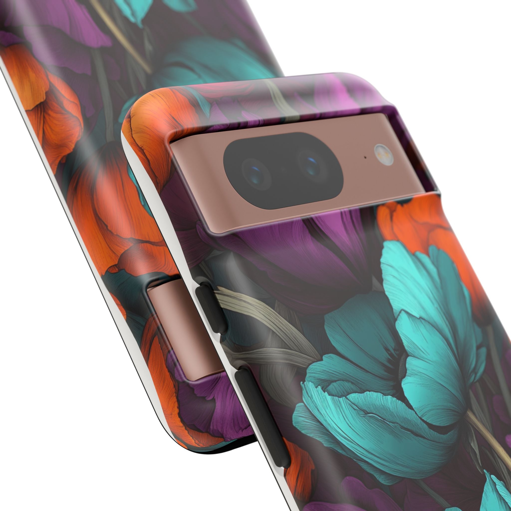 Floral Phone Case - Vibrant Flower Tough Case