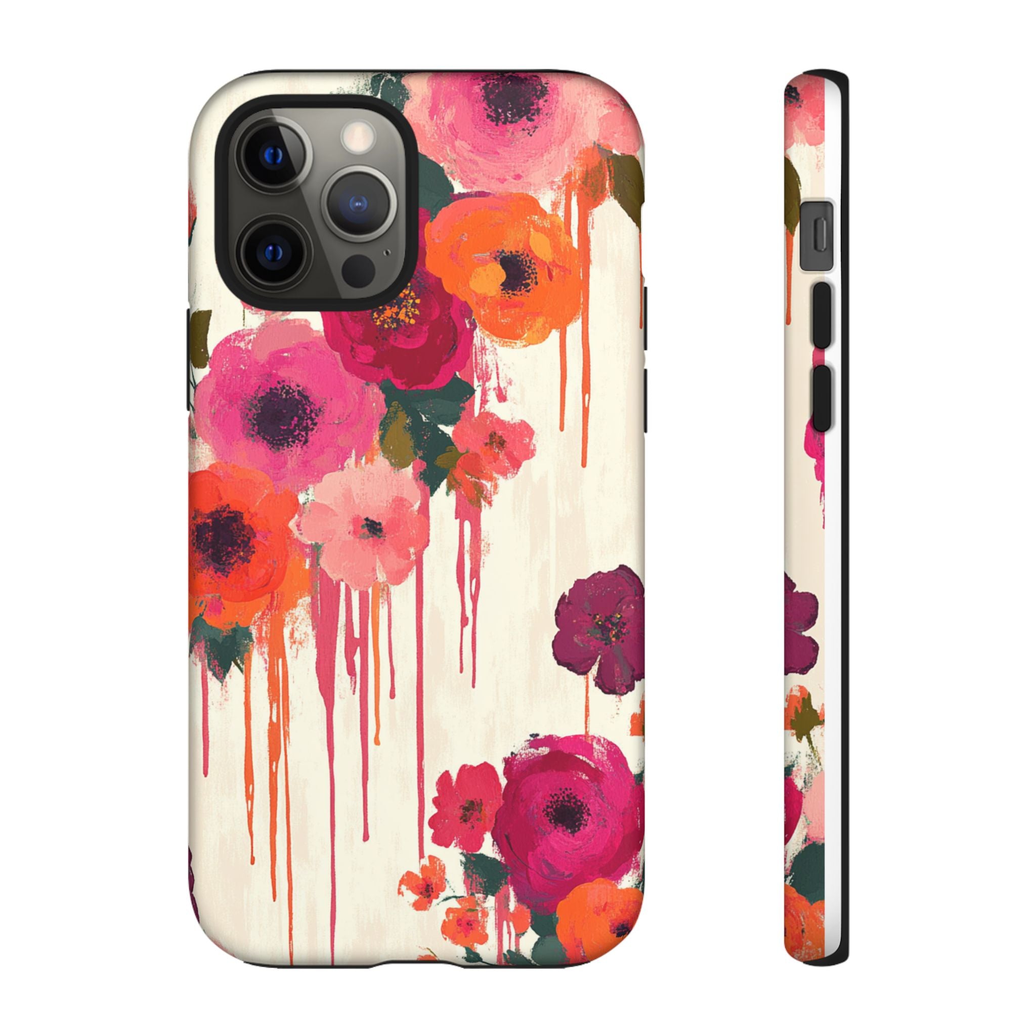 Floral Phone Case - Tough Cases with Vibrant Flower Design