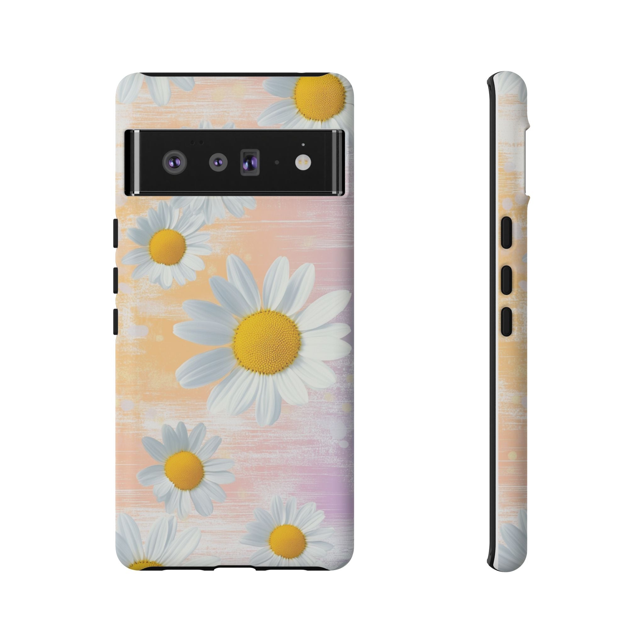 Daisy Phone Case - Floral Tough Case for Nature Lovers