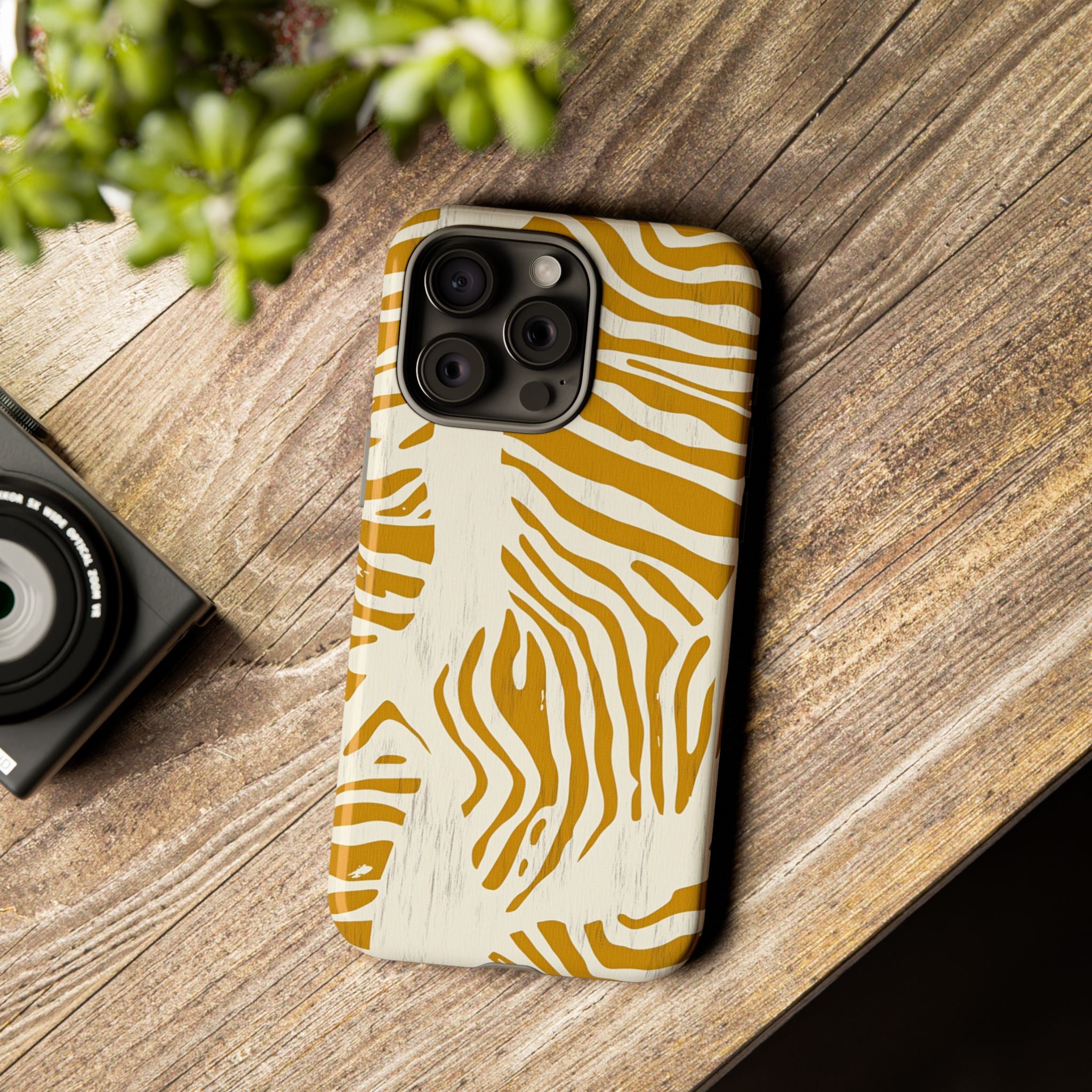 Stylish Phone Case with Zebra Print