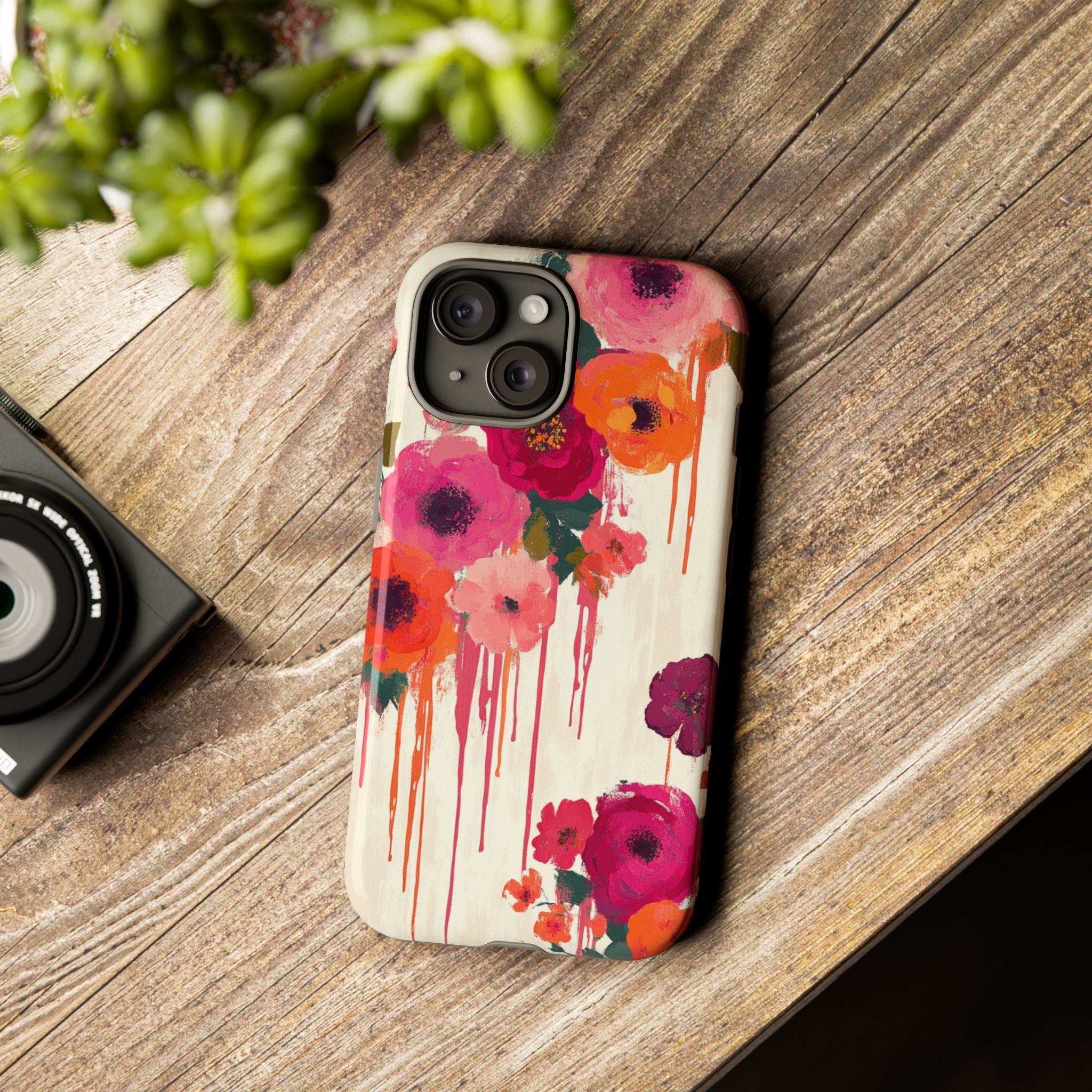 Floral Phone Case - Tough Cases with Vibrant Flower Design