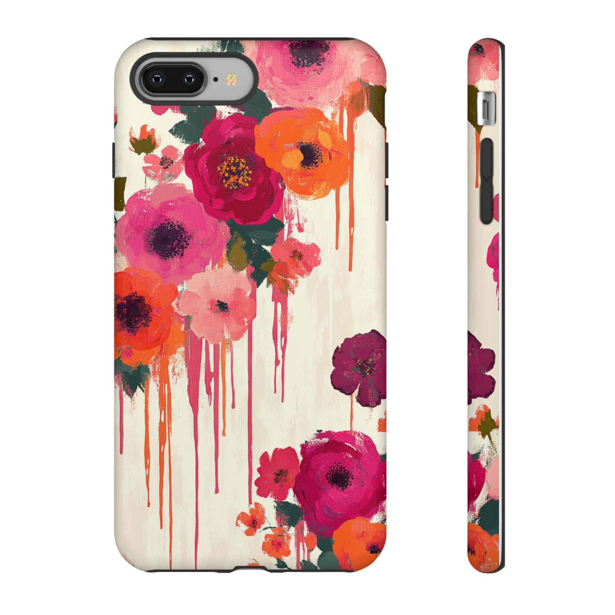 Floral Phone Case - Tough Cases with Vibrant Flower Design