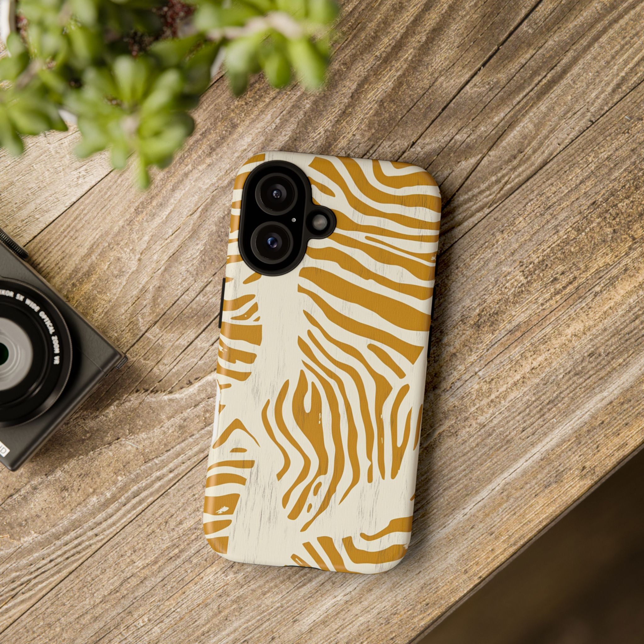 Stylish Phone Case with Zebra Print