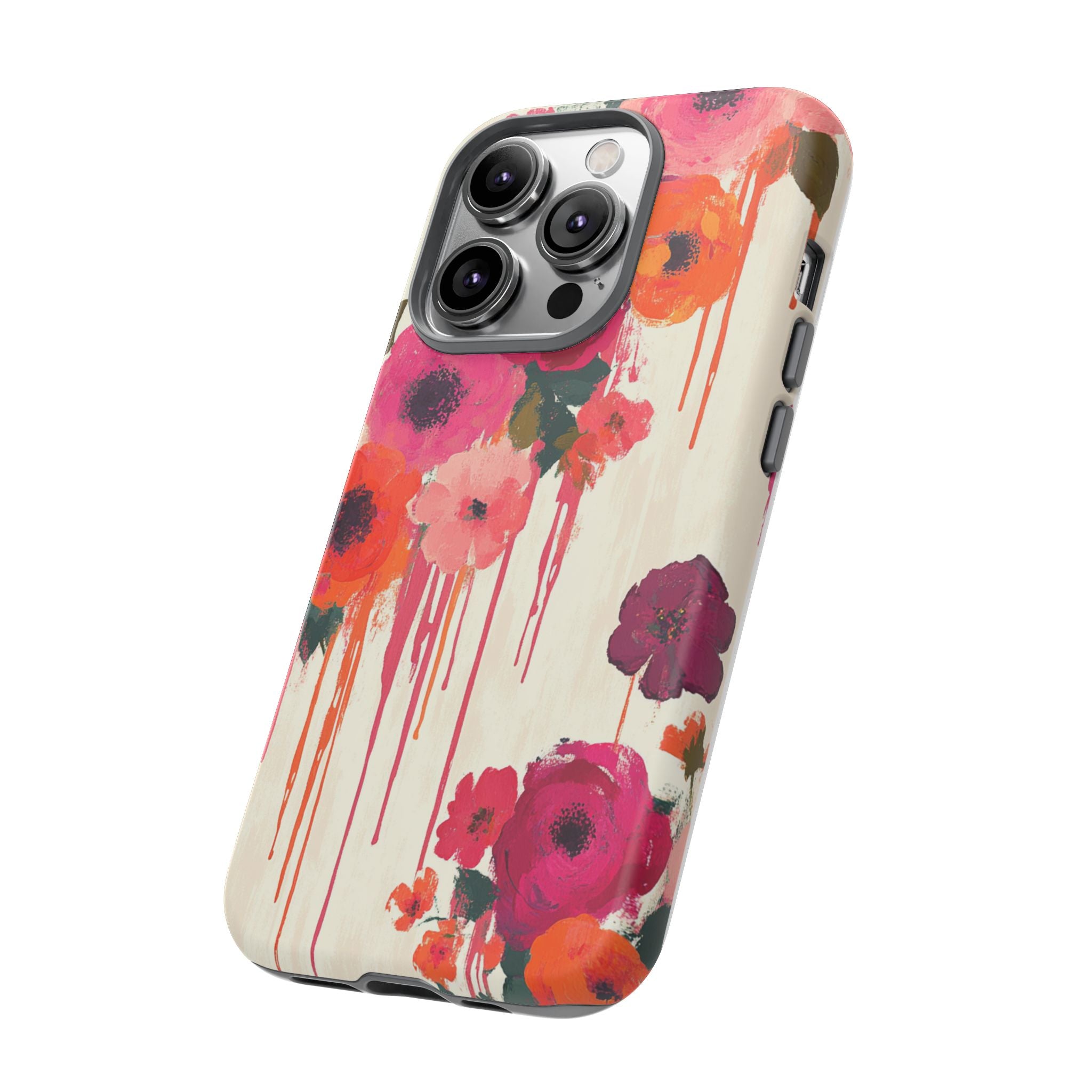 Floral Phone Case - Tough Cases with Vibrant Flower Design