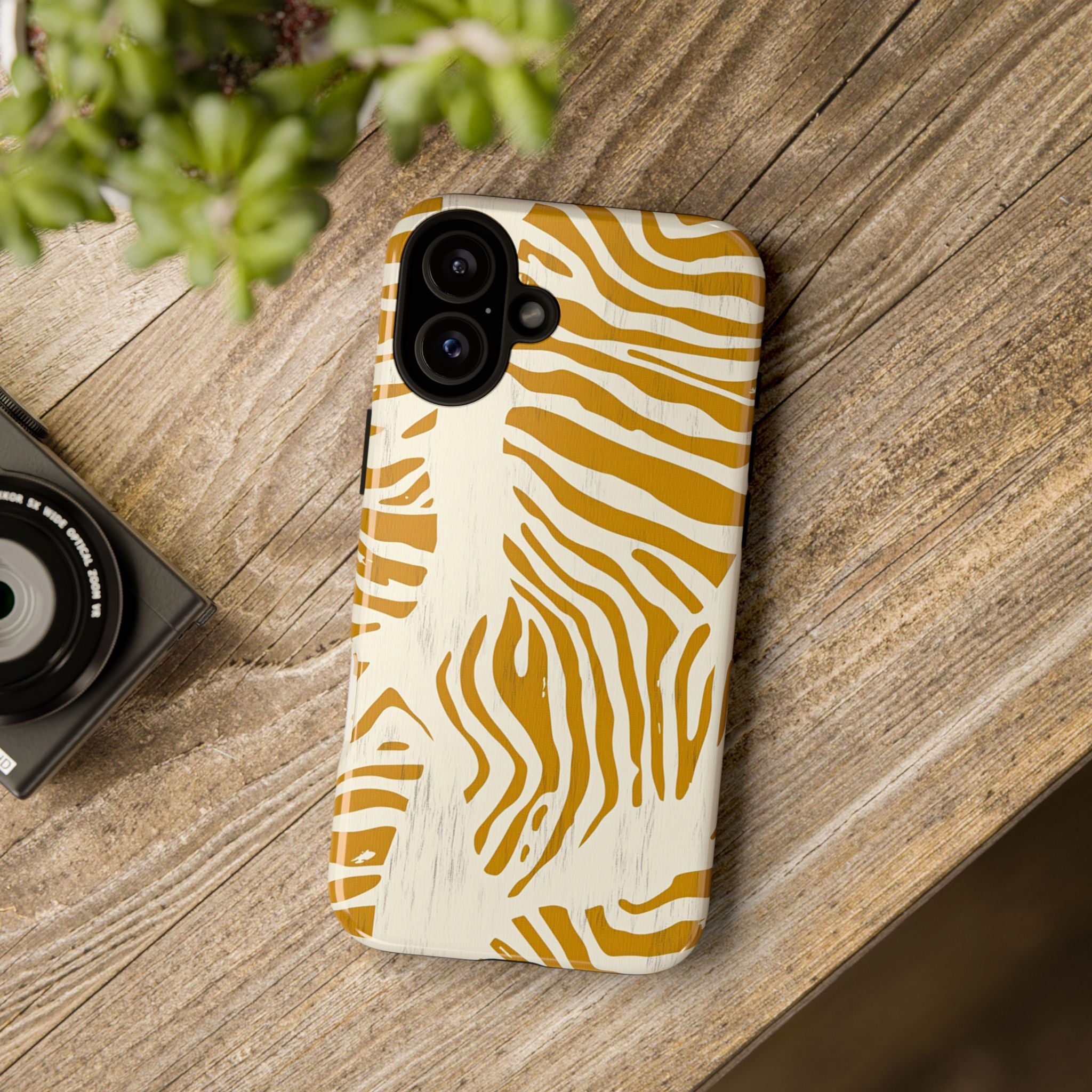 Stylish Phone Case with Zebra Print