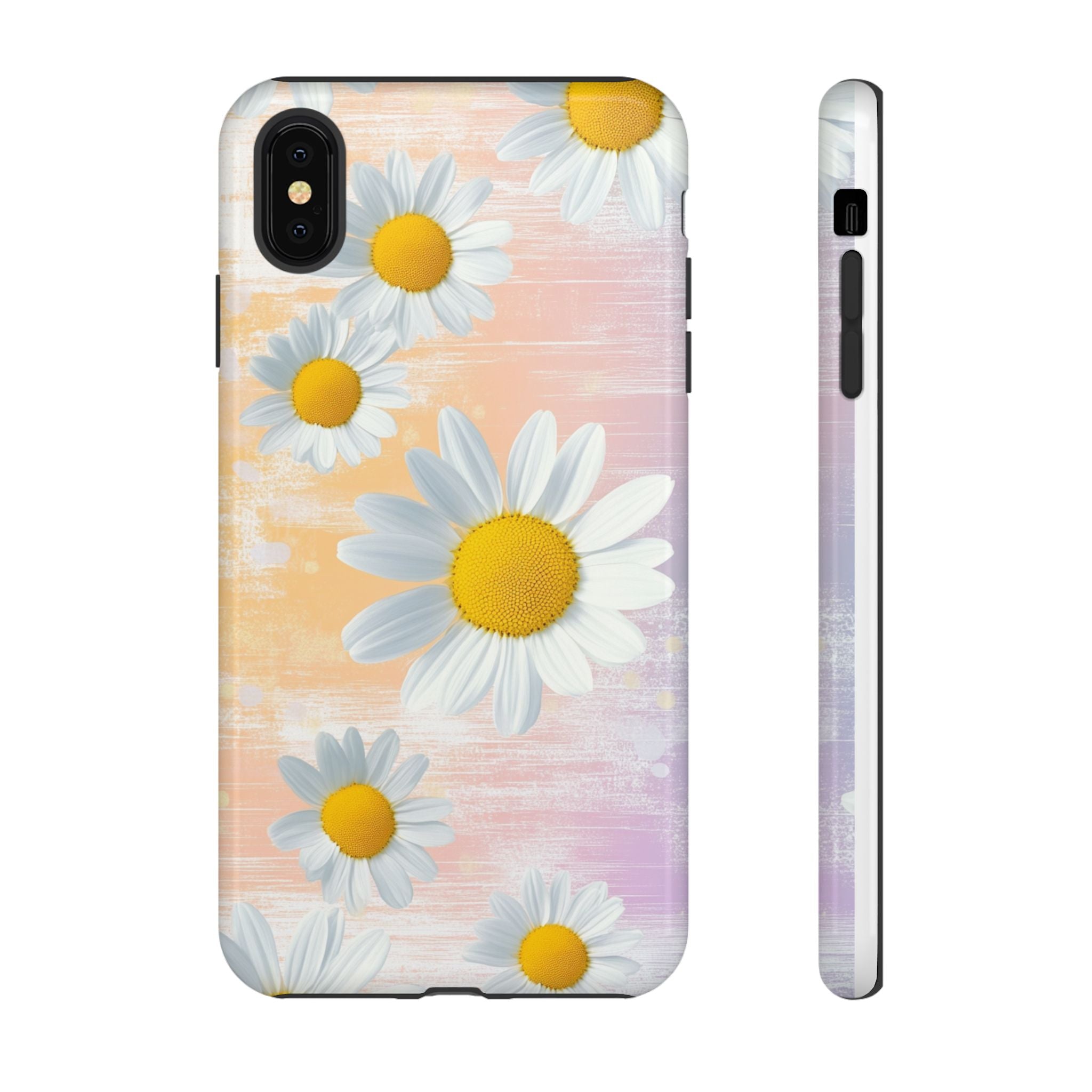 Daisy Phone Case - Floral Tough Case for Nature Lovers