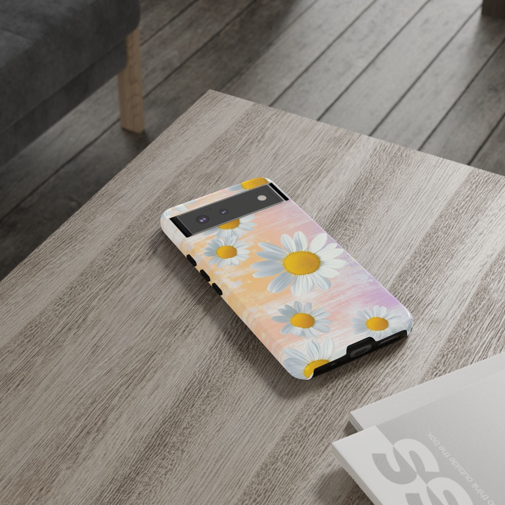 Daisy Phone Case - Floral Tough Case for Nature Lovers