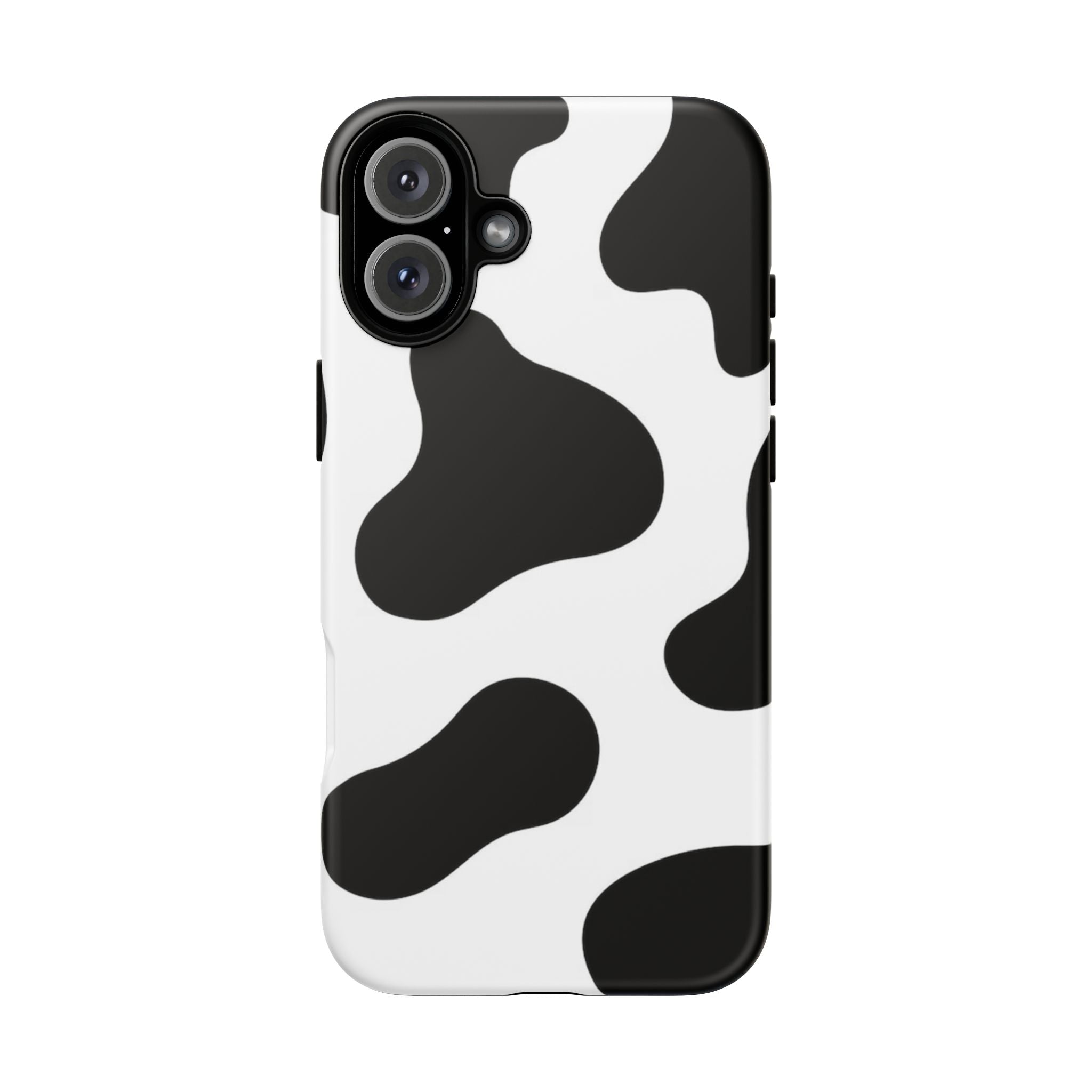 Black and White Cow Print Phone Case, Cute Tough Cases, Animal Print Case, Stylish Smartphone Accessories, Cow Lover Gift