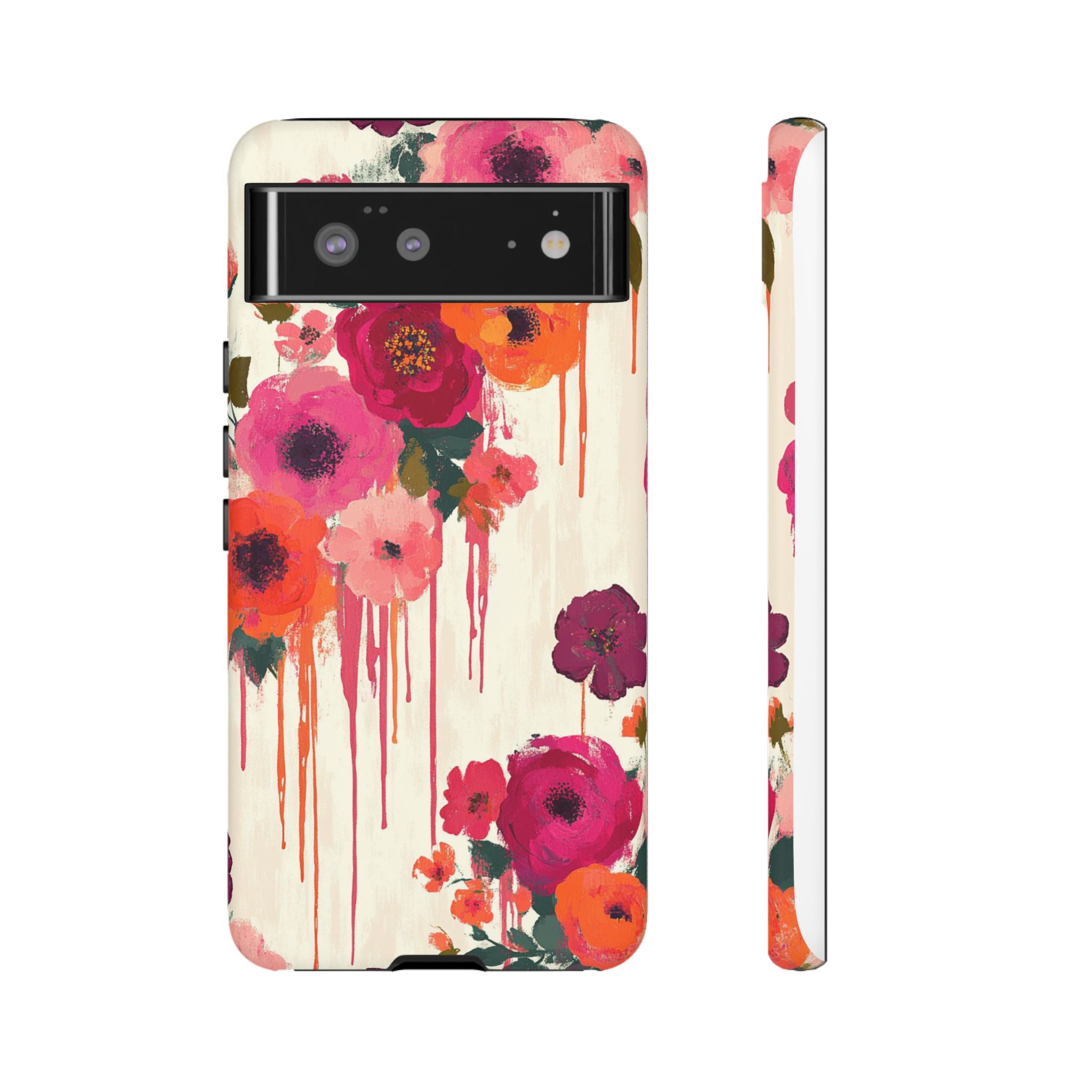 Floral Phone Case - Tough Cases with Vibrant Flower Design