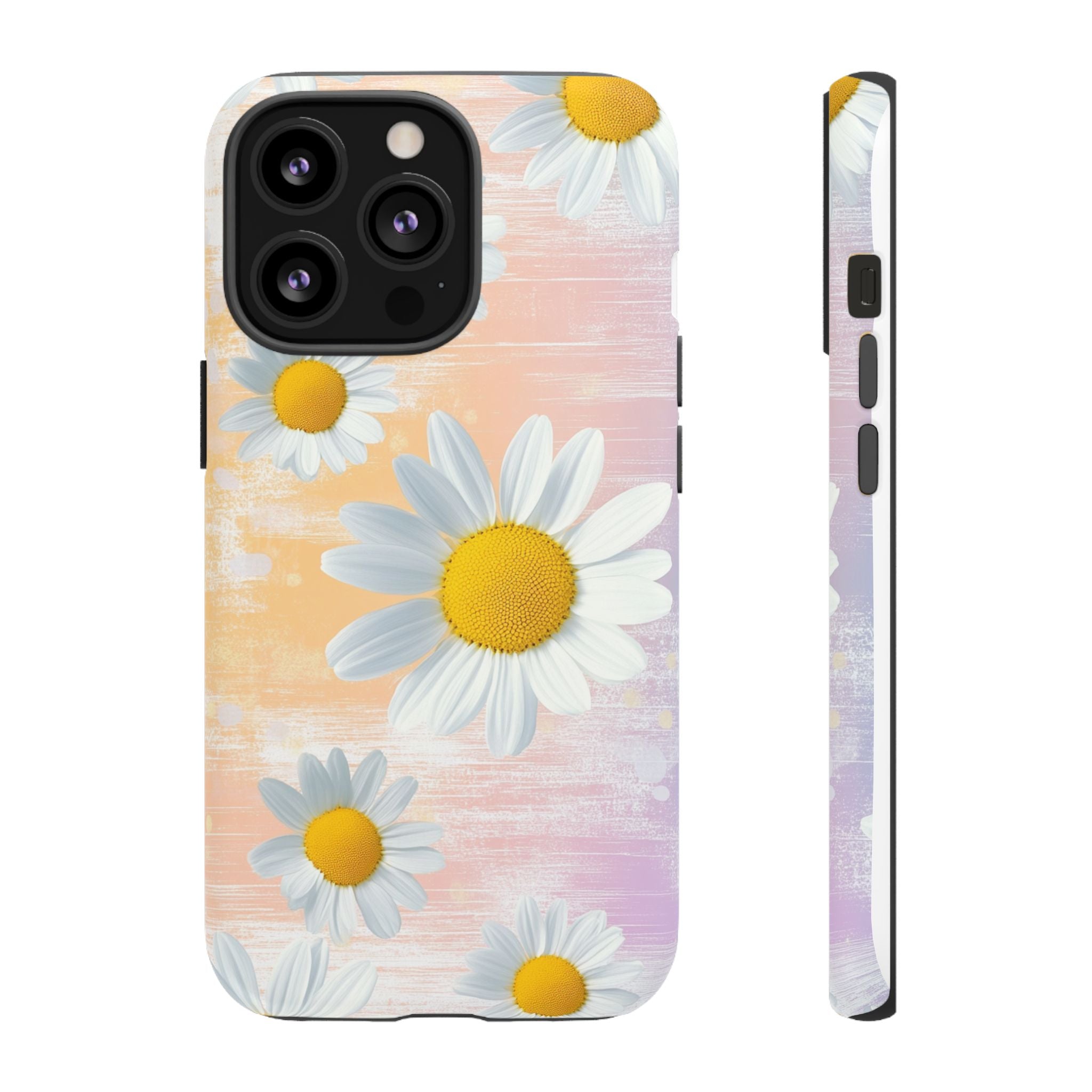 Daisy Phone Case - Floral Tough Case for Nature Lovers