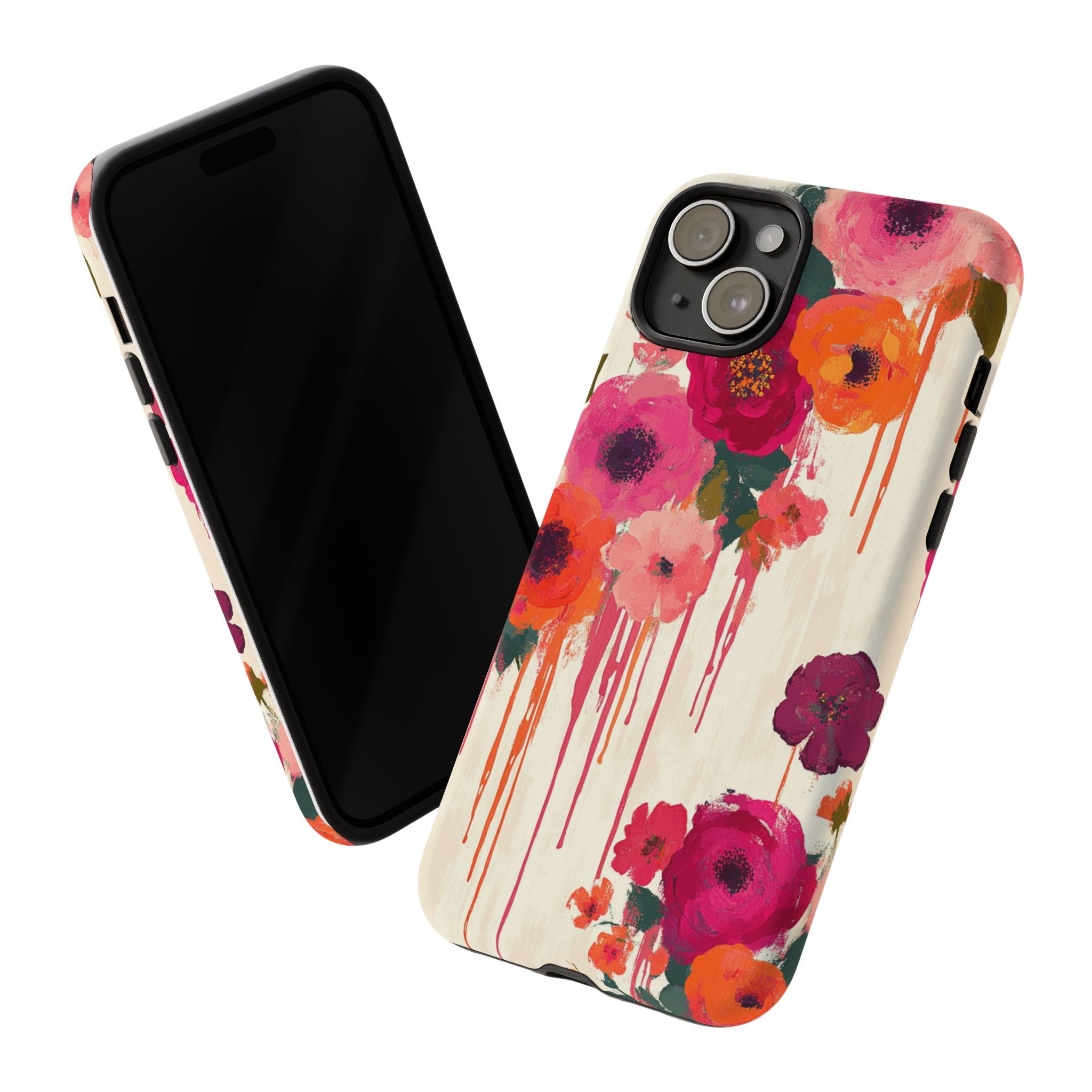 Floral Phone Case - Tough Cases with Vibrant Flower Design