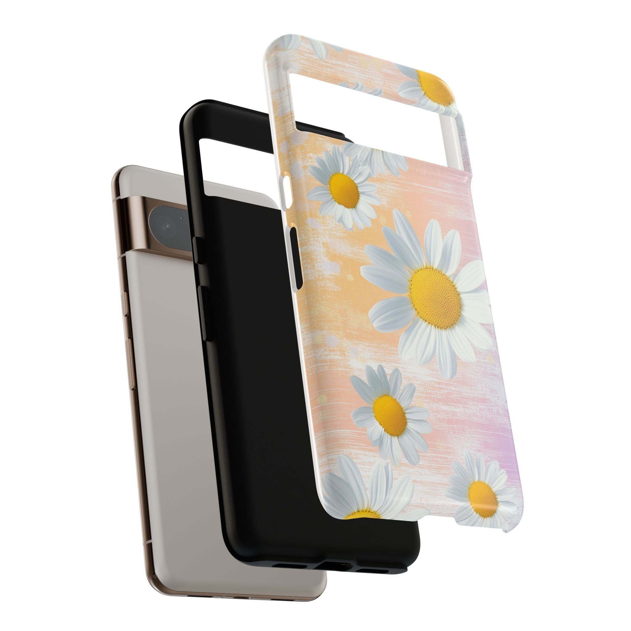 Daisy Phone Case - Floral Tough Case for Nature Lovers