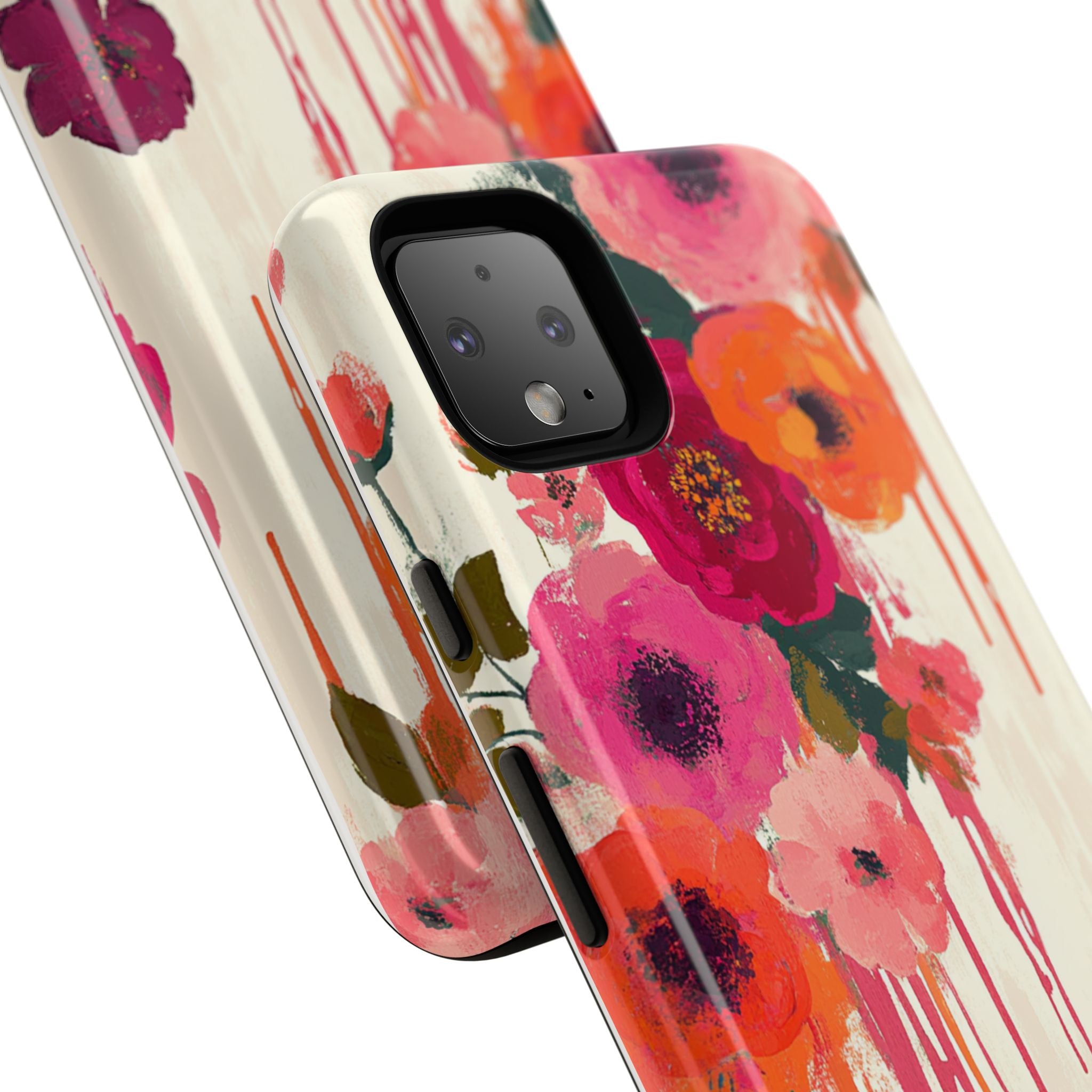 Floral Phone Case - Tough Cases with Vibrant Flower Design