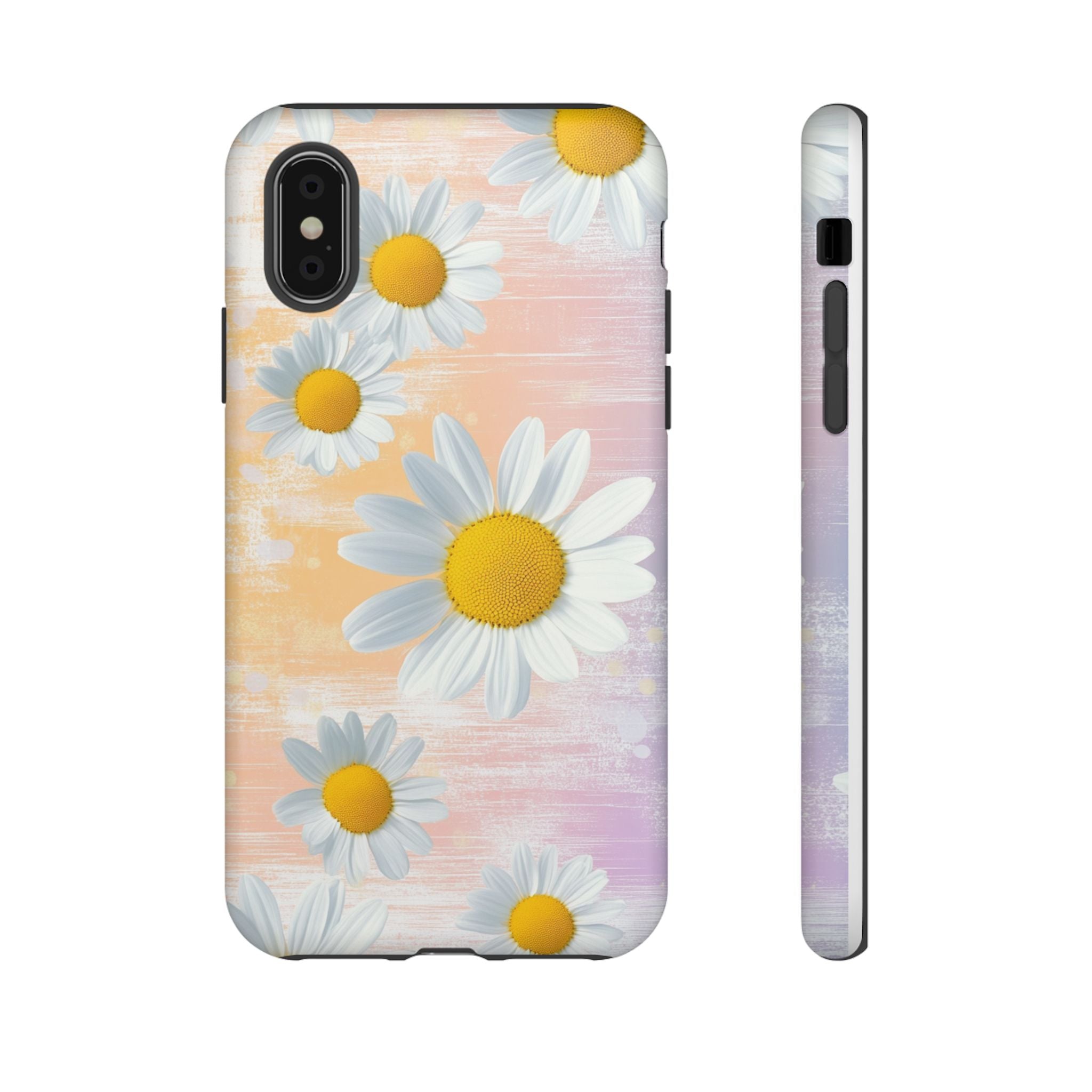 Daisy Phone Case - Floral Tough Case for Nature Lovers