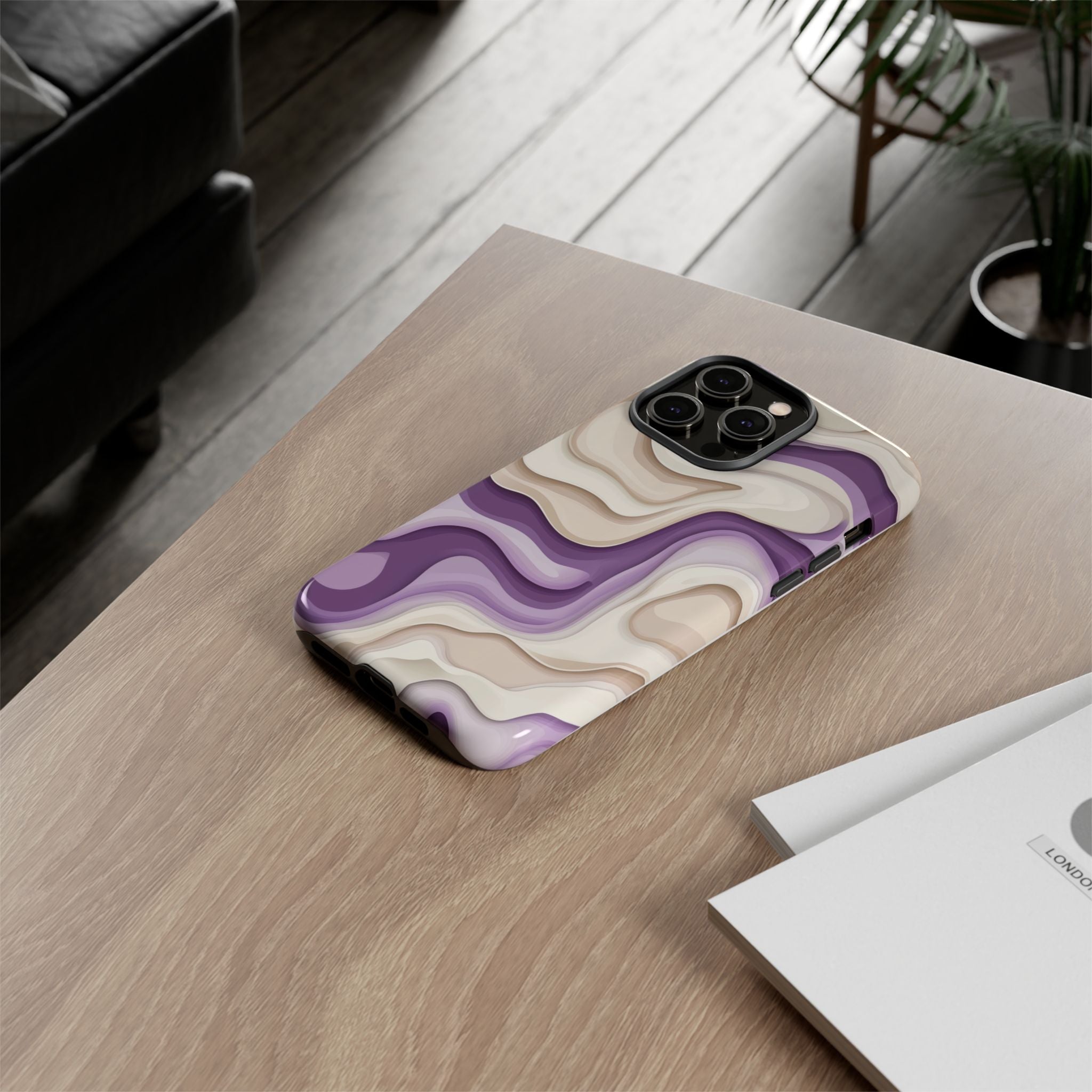 Abstract Waves Phone Case