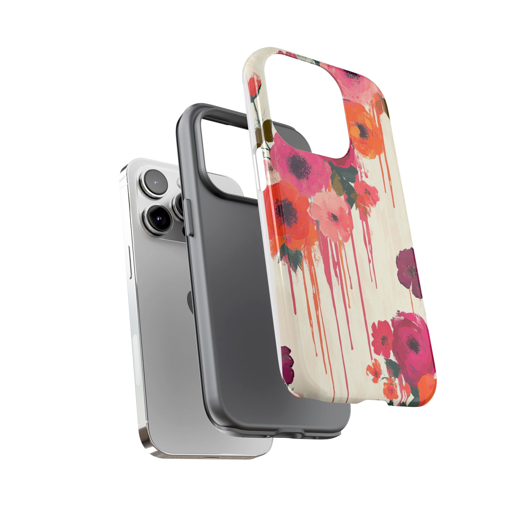 Floral Phone Case - Tough Cases with Vibrant Flower Design