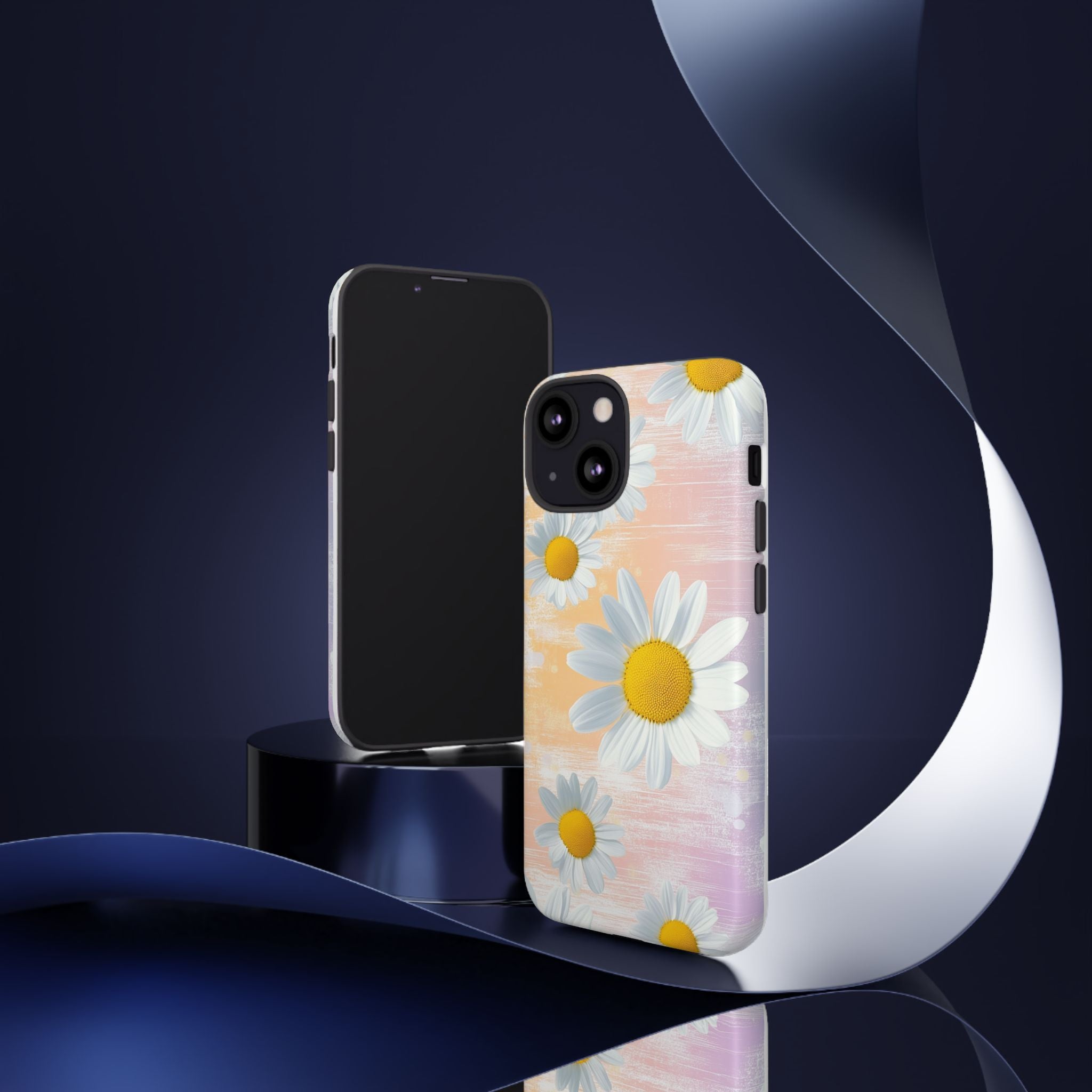 Daisy Phone Case - Floral Tough Case for Nature Lovers