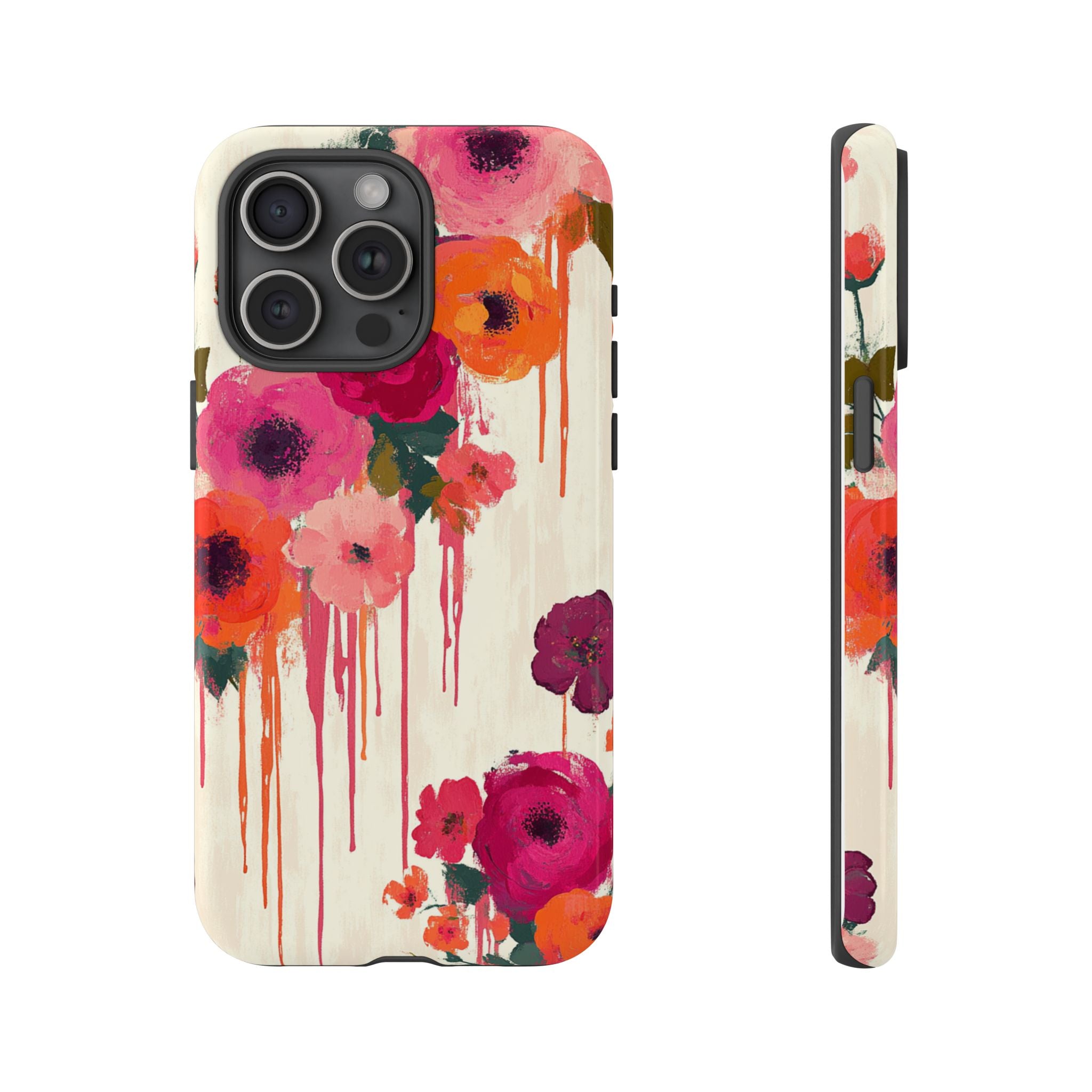 Floral Phone Case - Tough Cases with Vibrant Flower Design