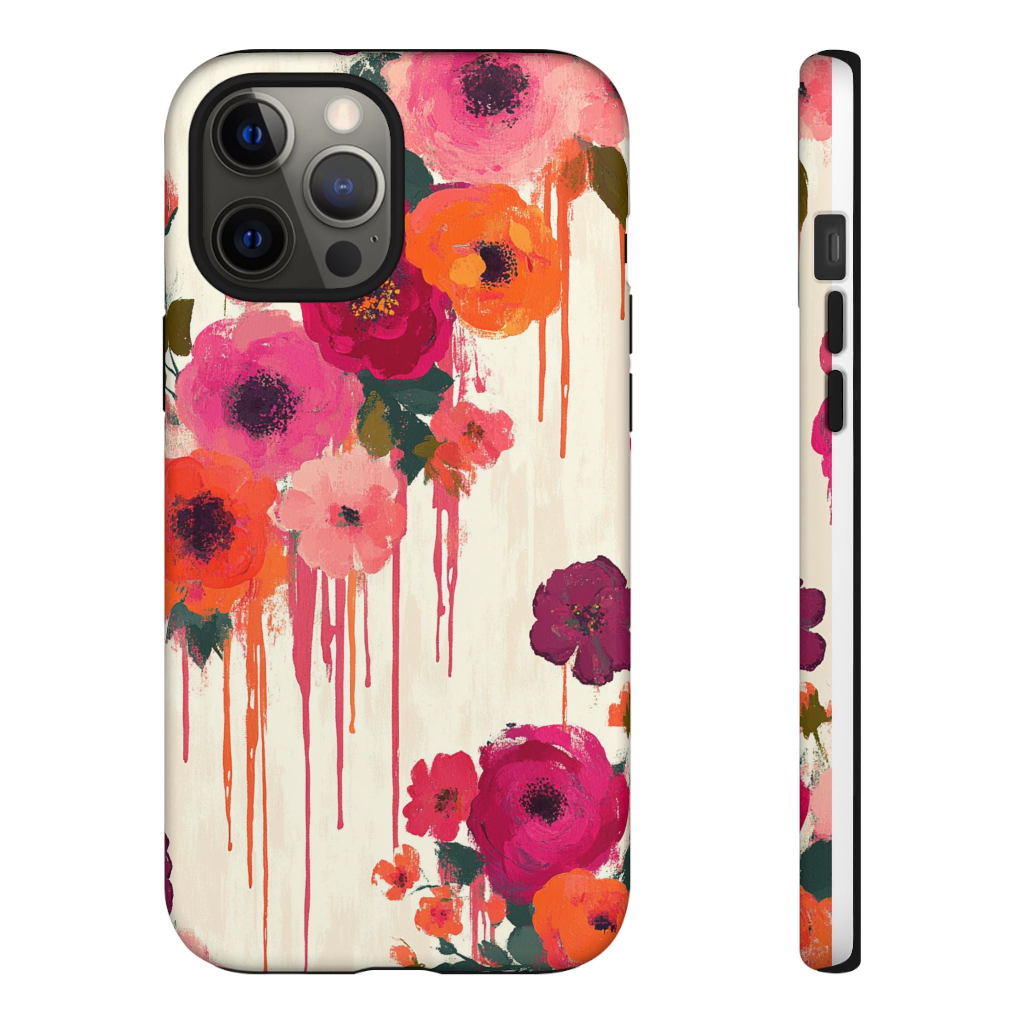 Floral Phone Case - Tough Cases with Vibrant Flower Design