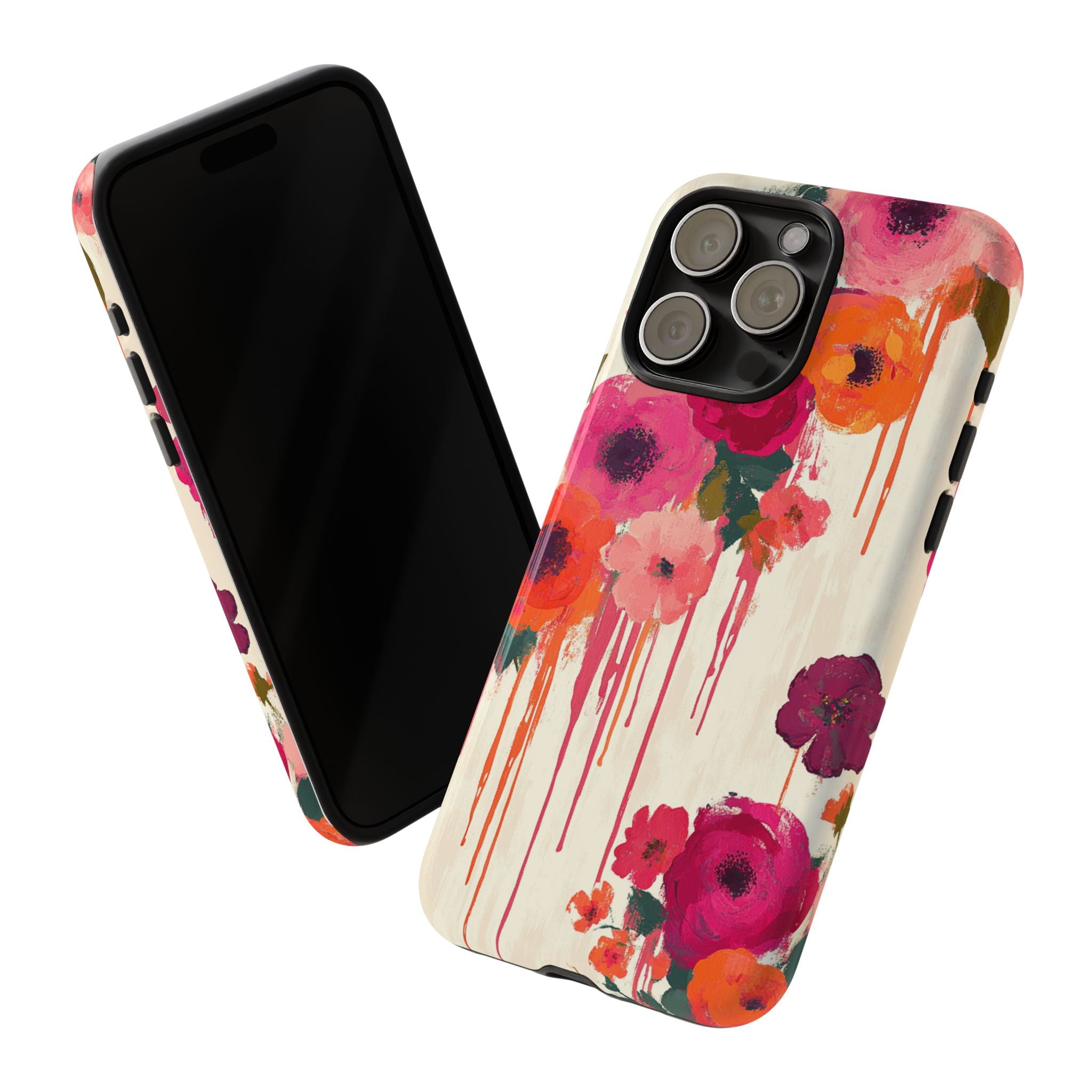 Floral Phone Case - Tough Cases with Vibrant Flower Design