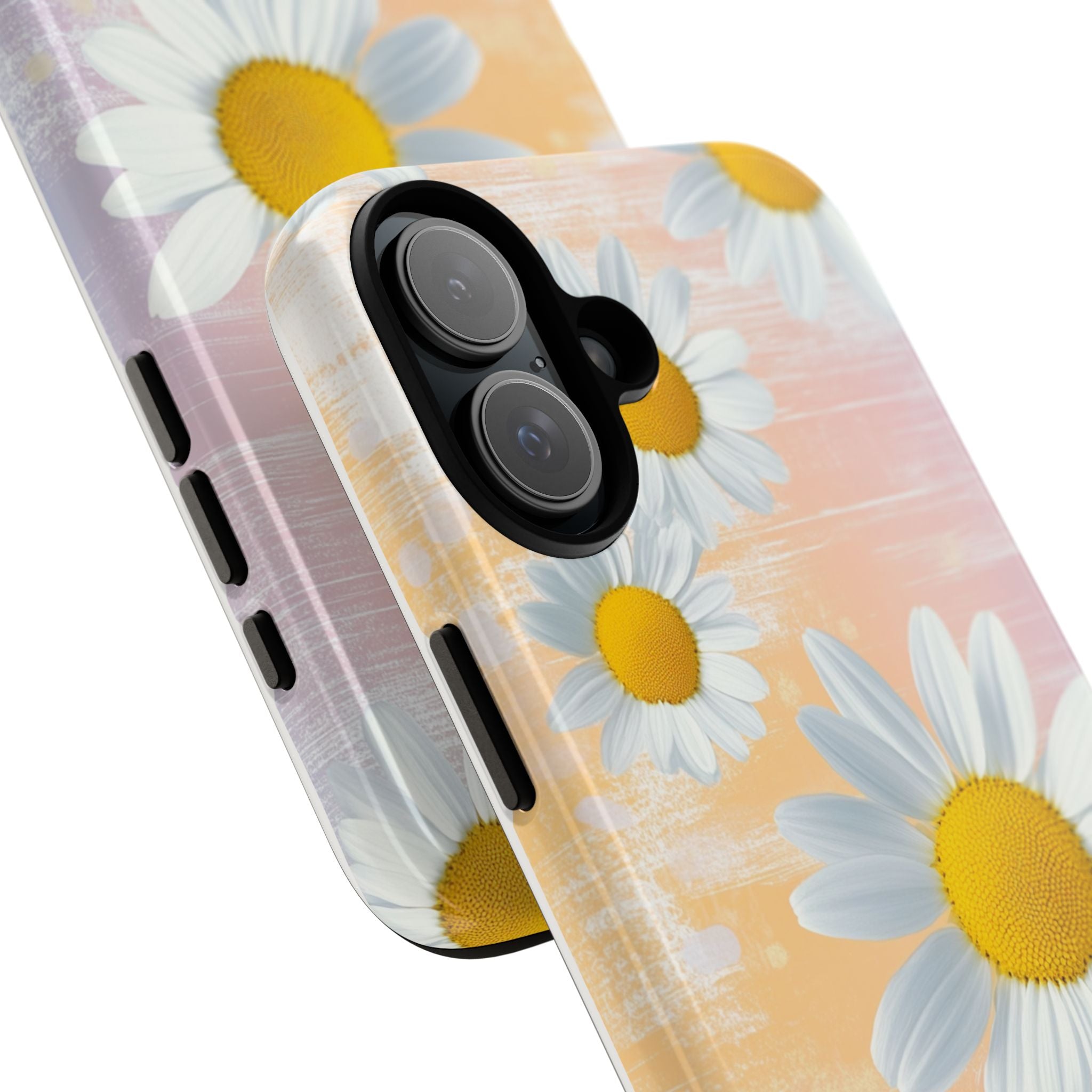 Daisy Phone Case - Floral Tough Case for Nature Lovers