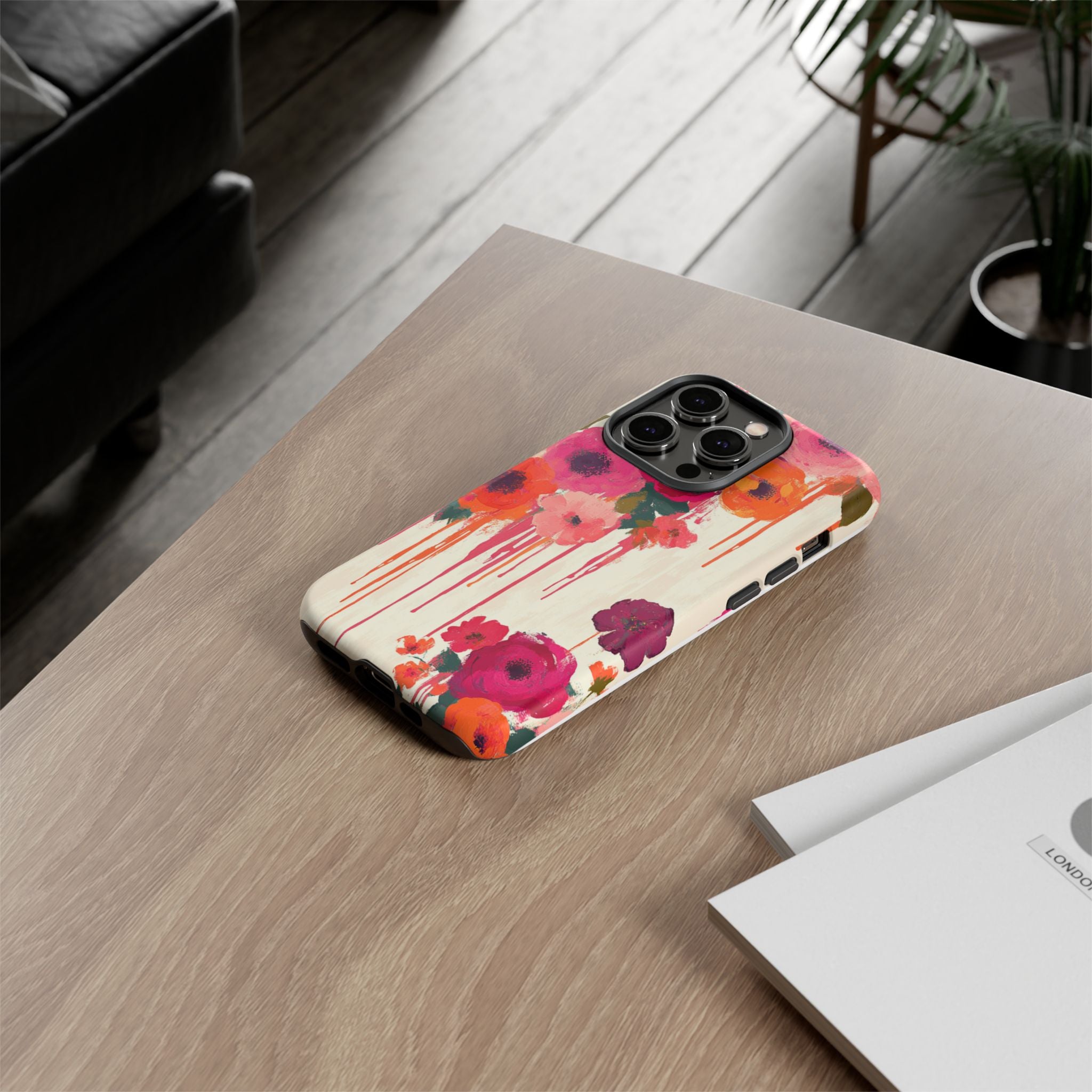 Floral Phone Case - Tough Cases with Vibrant Flower Design