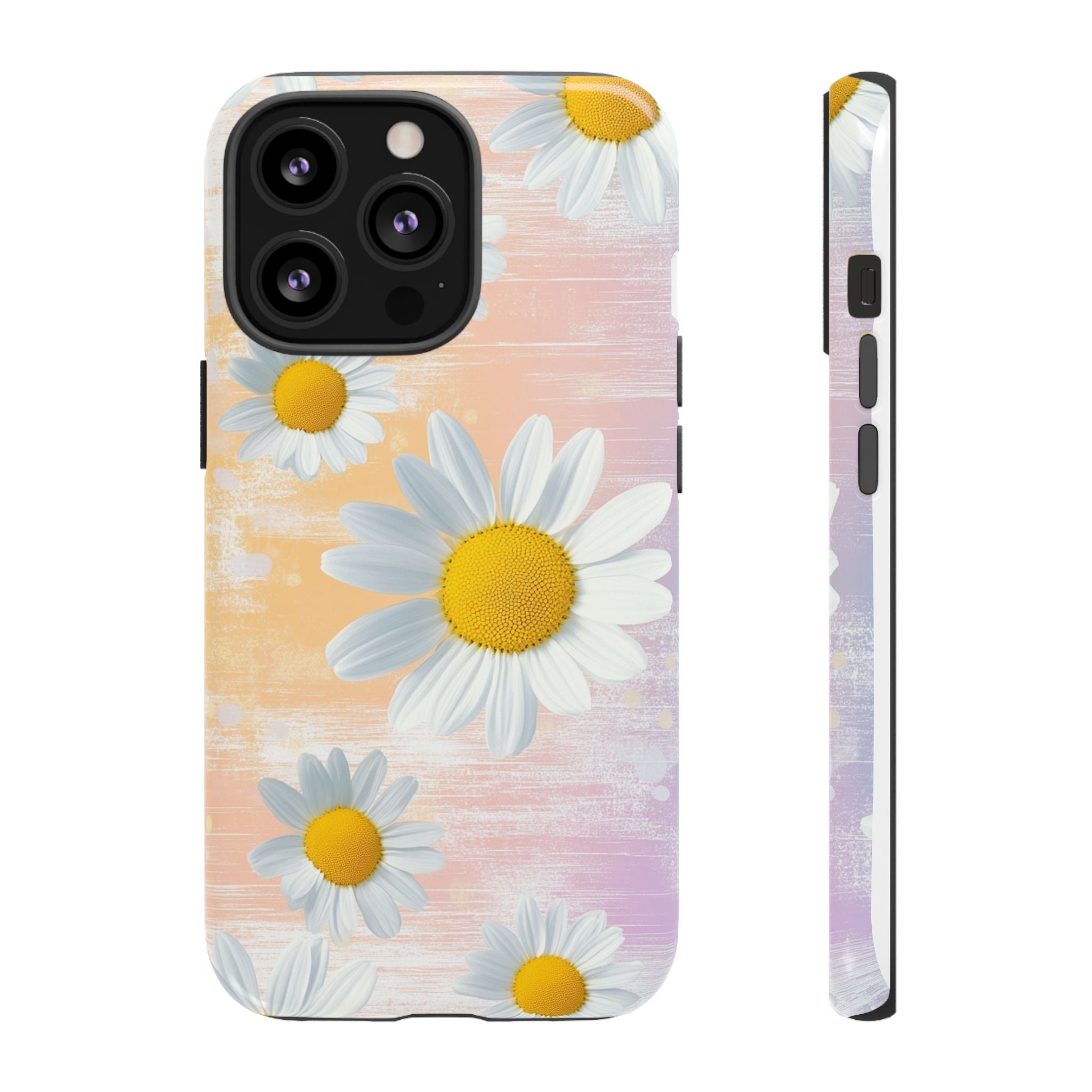 Daisy Phone Case - Floral Tough Case for Nature Lovers