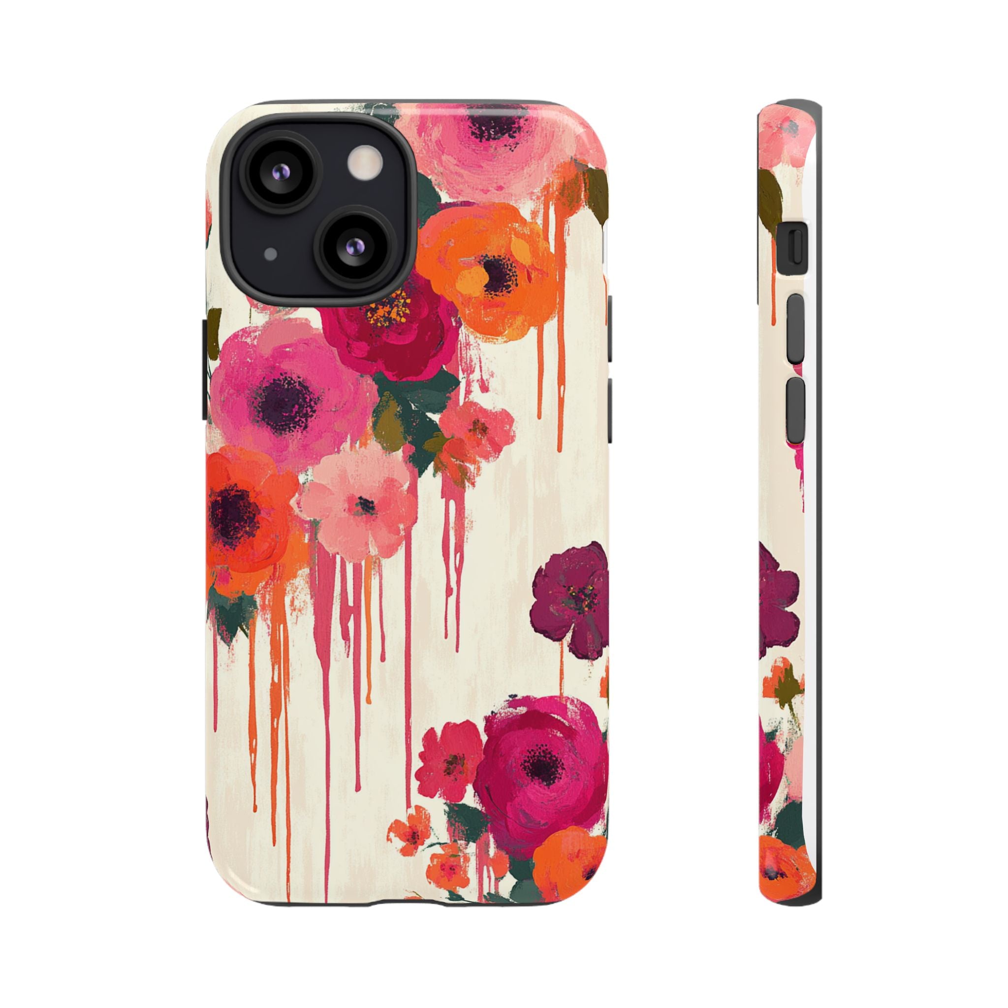 Floral Phone Case - Tough Cases with Vibrant Flower Design