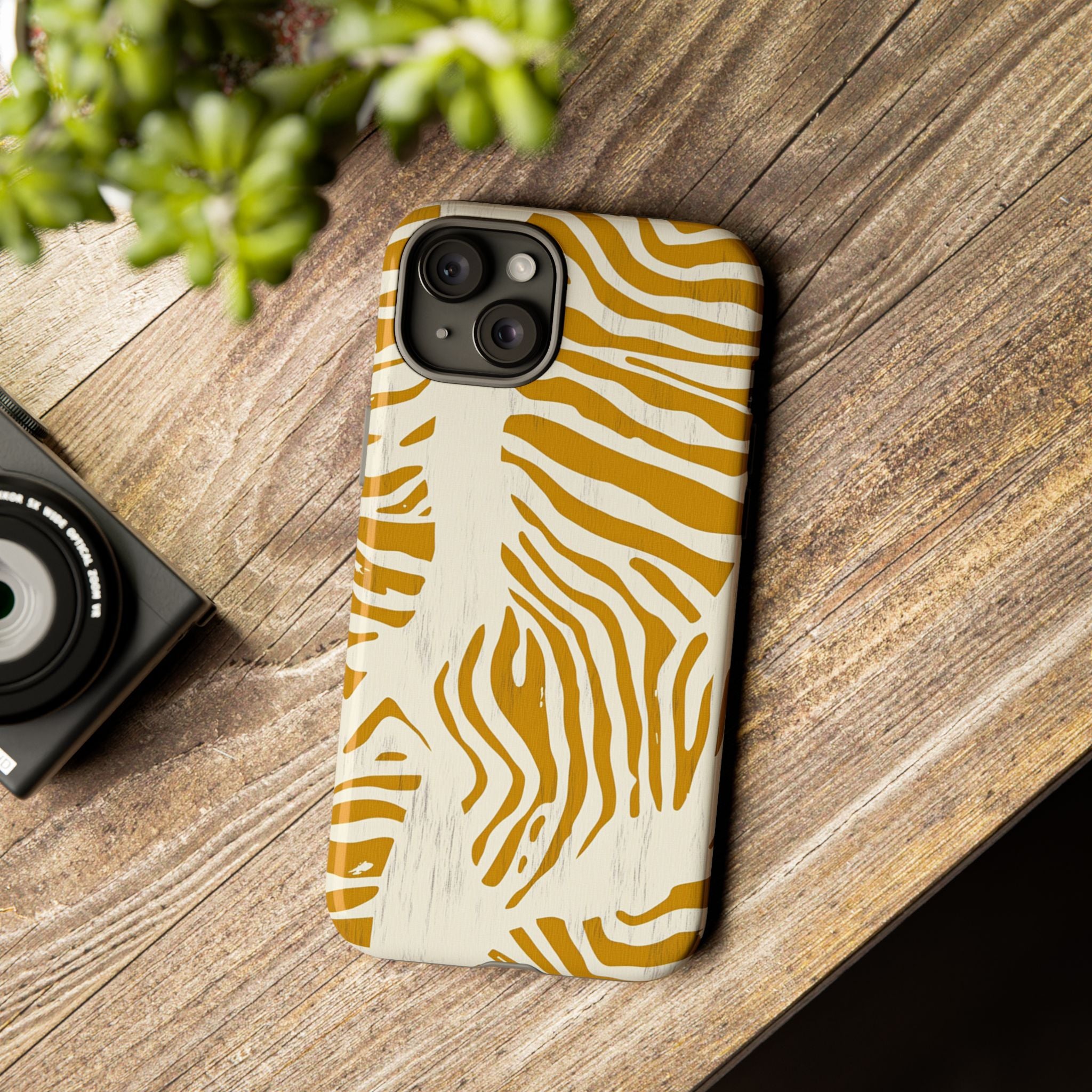 Stylish Phone Case with Zebra Print