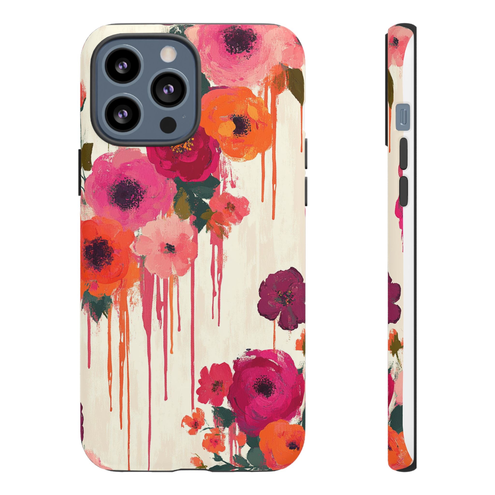 Floral Phone Case - Tough Cases with Vibrant Flower Design