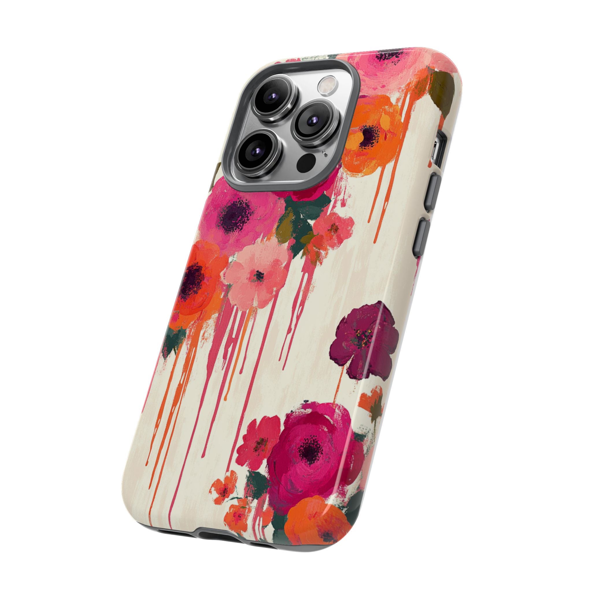 Floral Phone Case - Tough Cases with Vibrant Flower Design