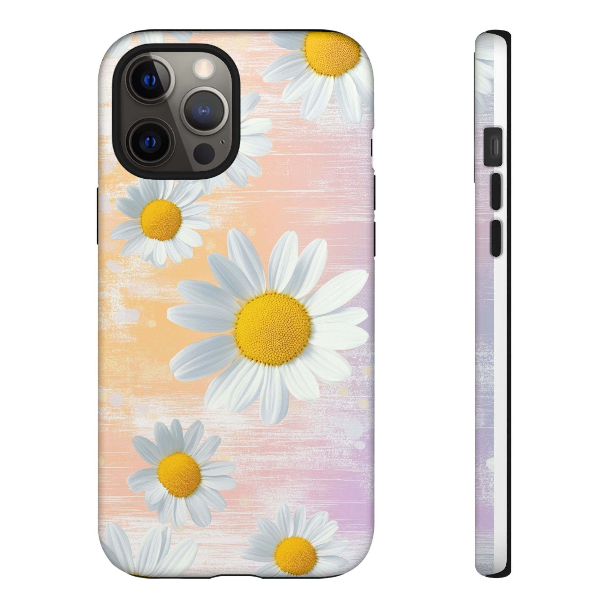 Daisy Phone Case - Floral Tough Case for Nature Lovers